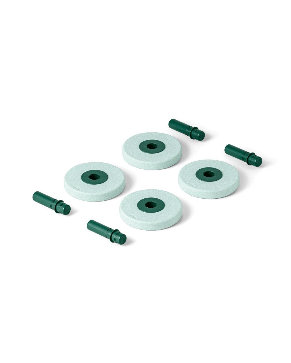 4x roues en mousse - Forest Green - Modu - myplayground