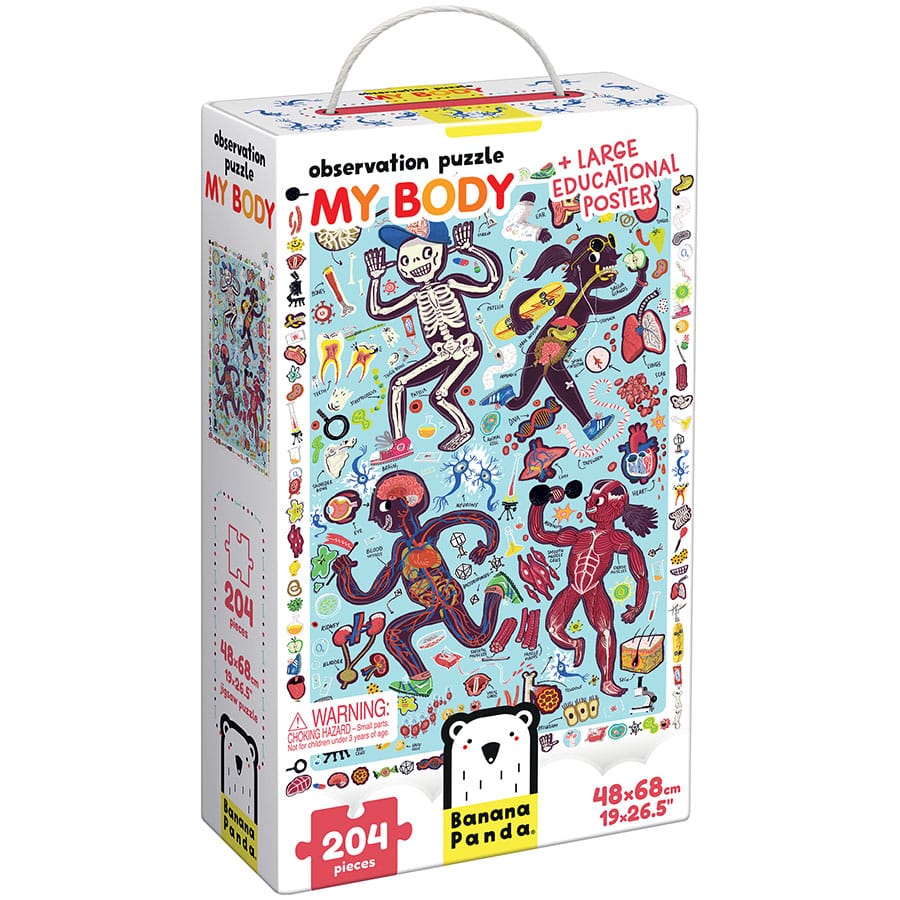 Puzzle d'Observation - Mon Corps - Banana Panda - myplayground