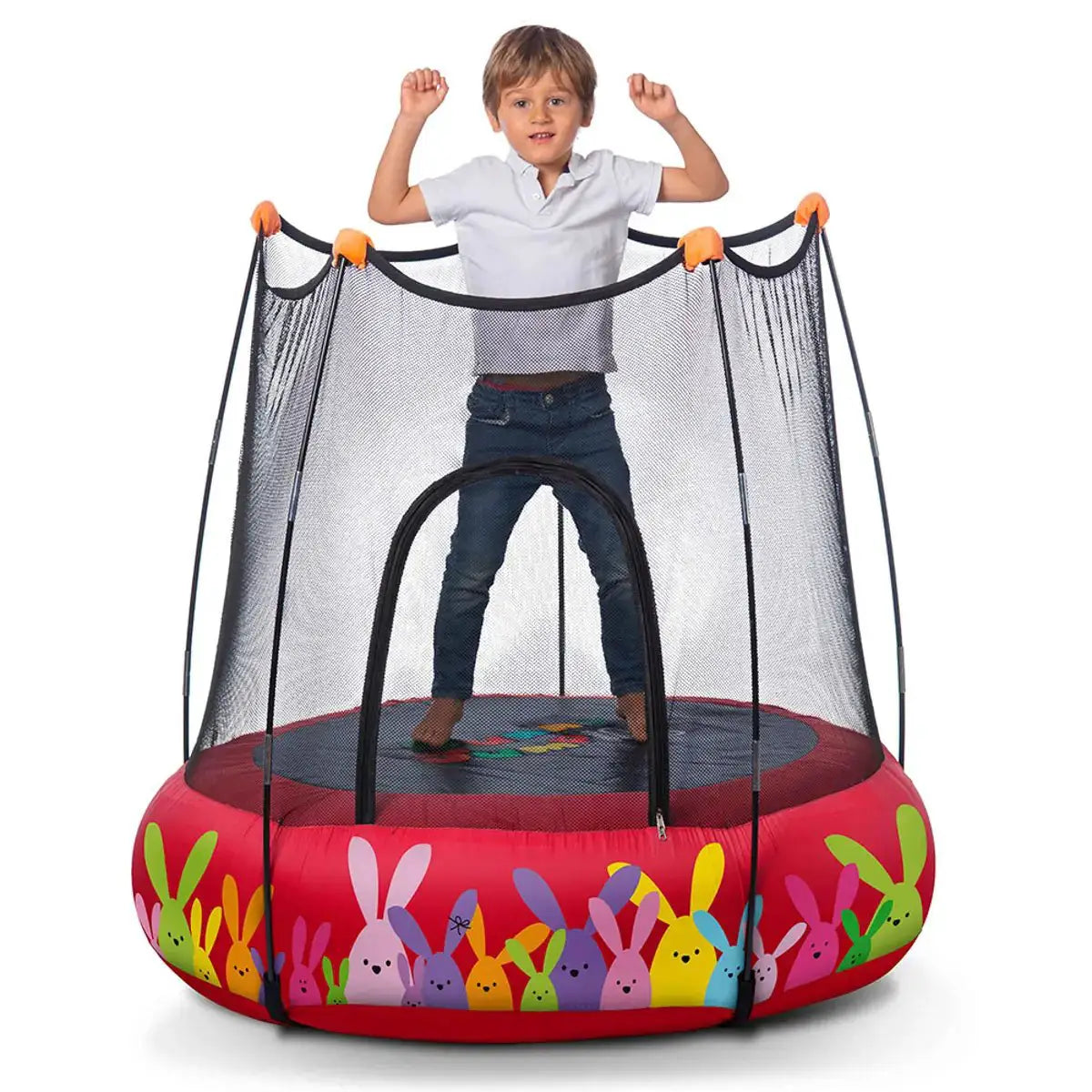 Kohala | Aire de jeux et trampoline 2 en 1 - Rouge ou bleu by Kohala