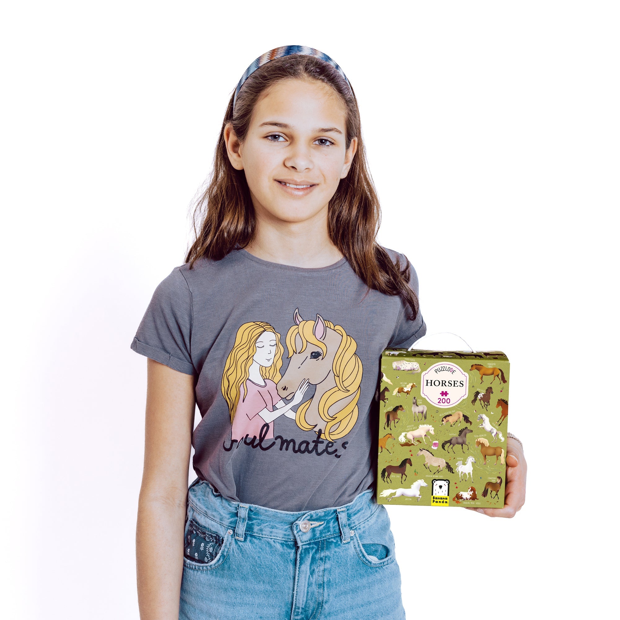 Puzzle Puzzlove Chevaux - Banana Panda - myplayground