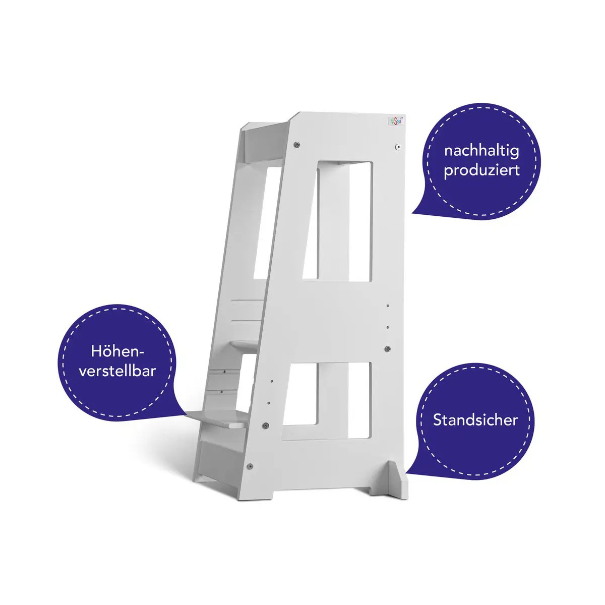 tiSsi® learning tower FELIX beech WHITE by tiSsi ® Familie beginnt mit uns™
