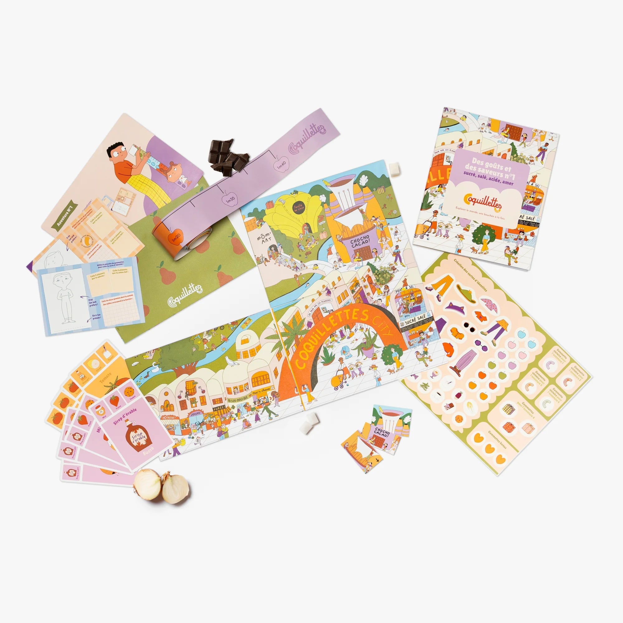 Aventure Sucré, salé, acide et amer - Coquillettes Club - myplayground