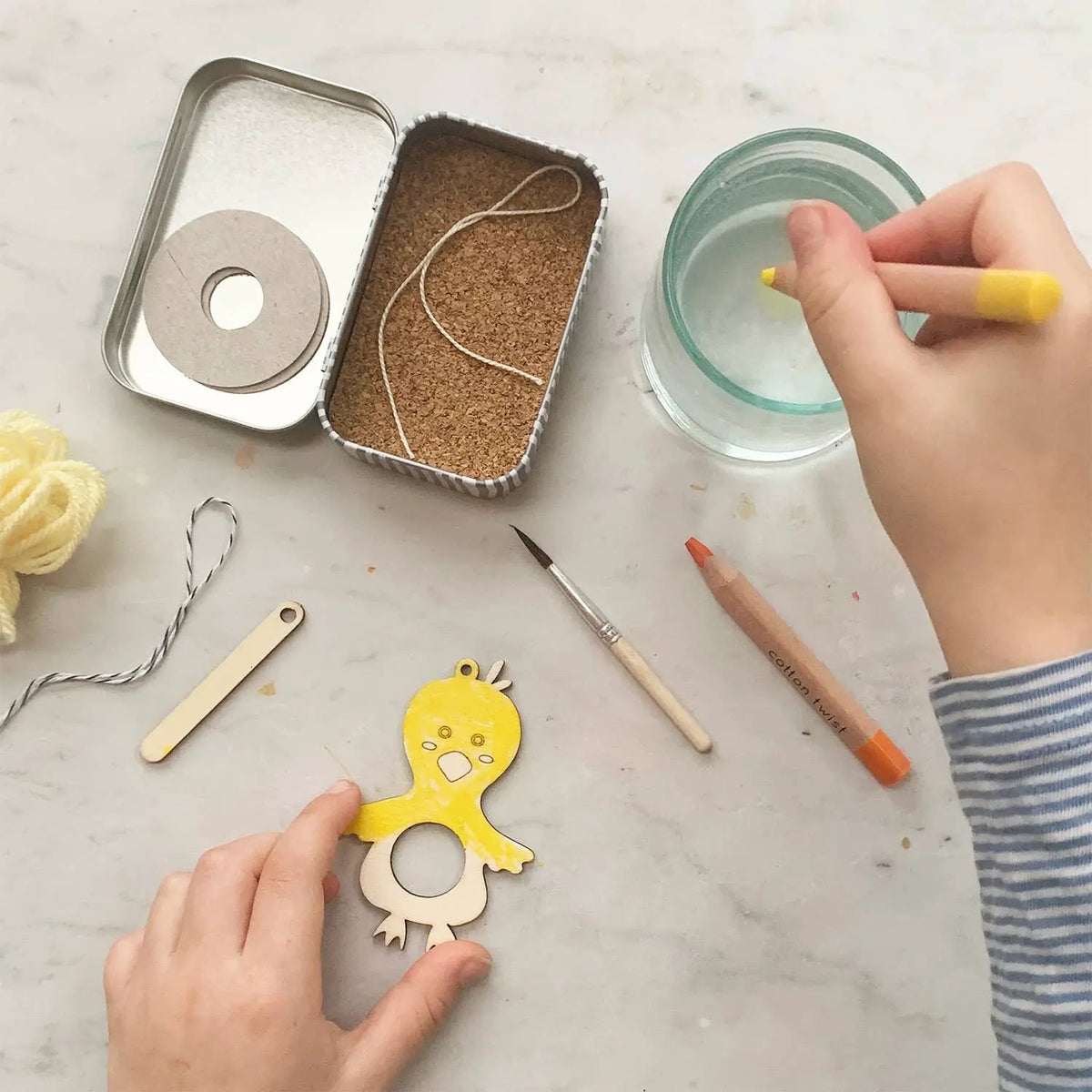 Coffret cadeau Make Your Own Pom Chick by Cotton Twist