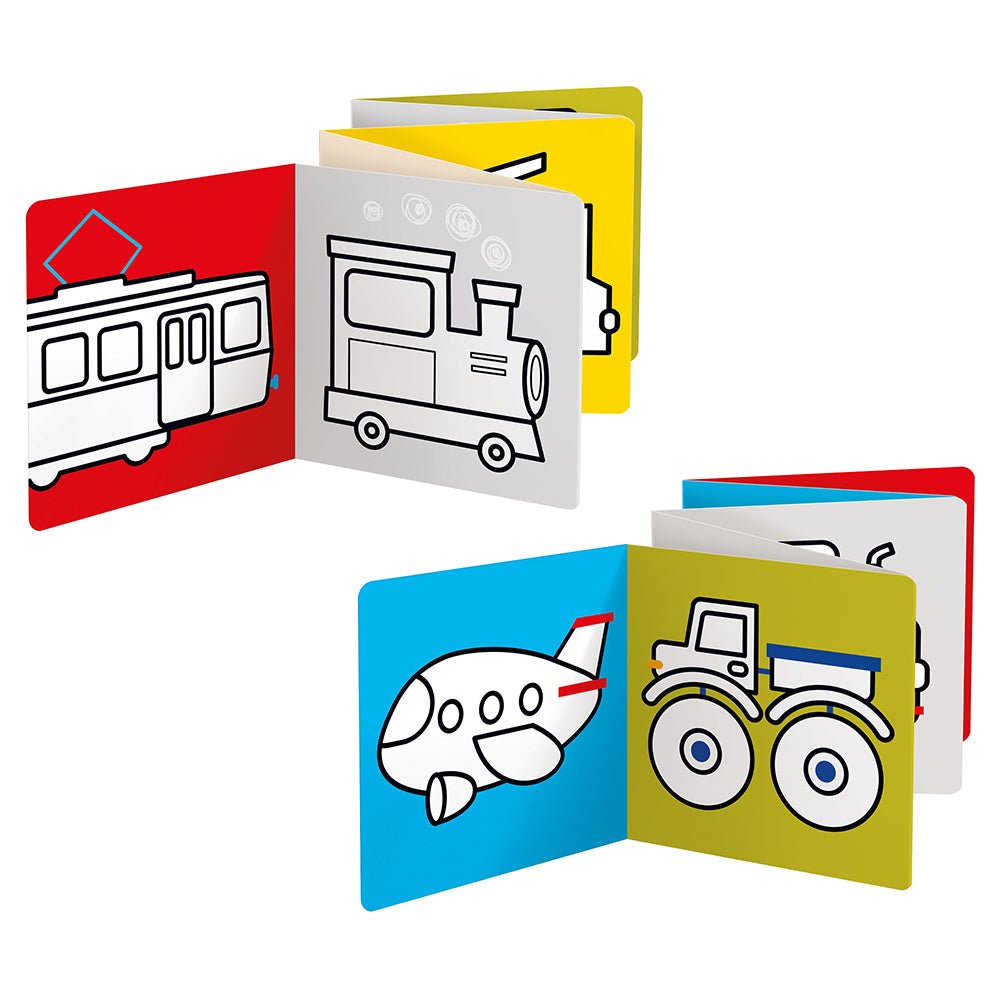 Livres de Coloriage Looong - Véhicules Prêts à Colorier - Banana Panda - myplayground