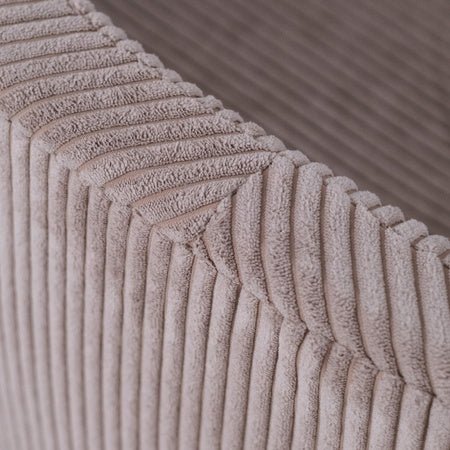 Piscine à balles - 90x30 cm, Ronde, Beige, Velours Côtelé Épais - Plush Nest - Misioo - myplayground