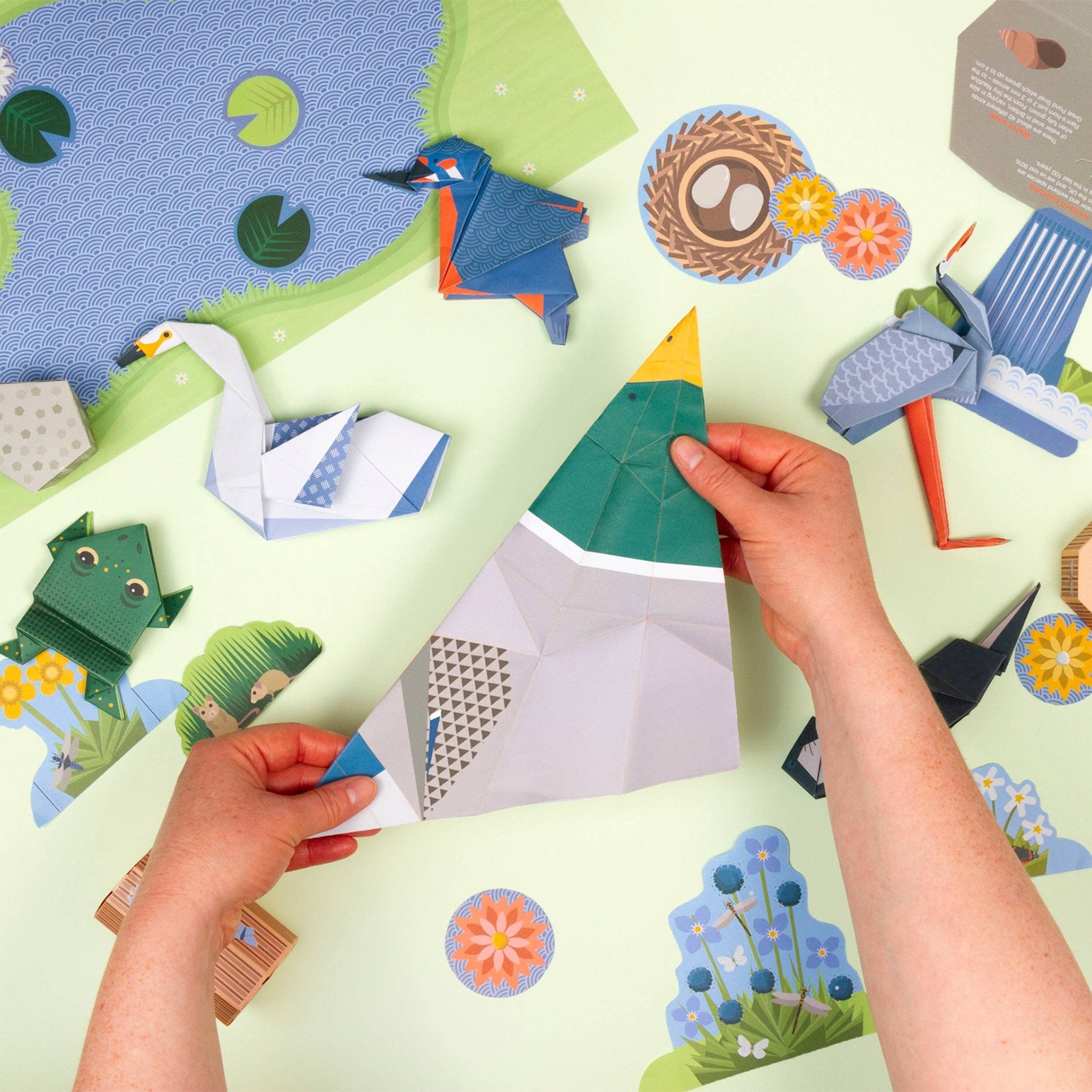 Origami Wildlife des zones humides - myplayground