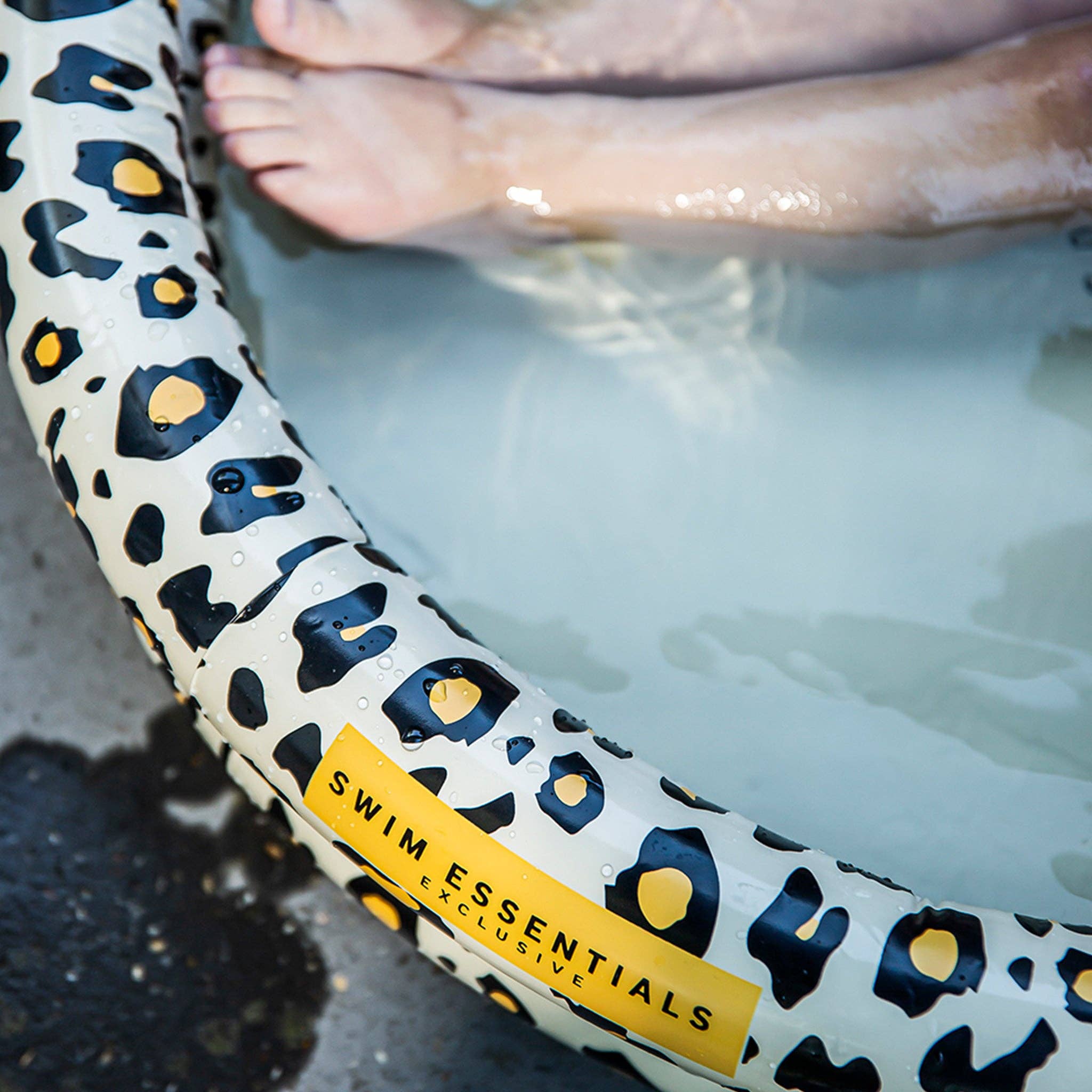 Piscine bébé à Imprimé Léopard - Beige, 60 cm - Swim Essentials - myplayground