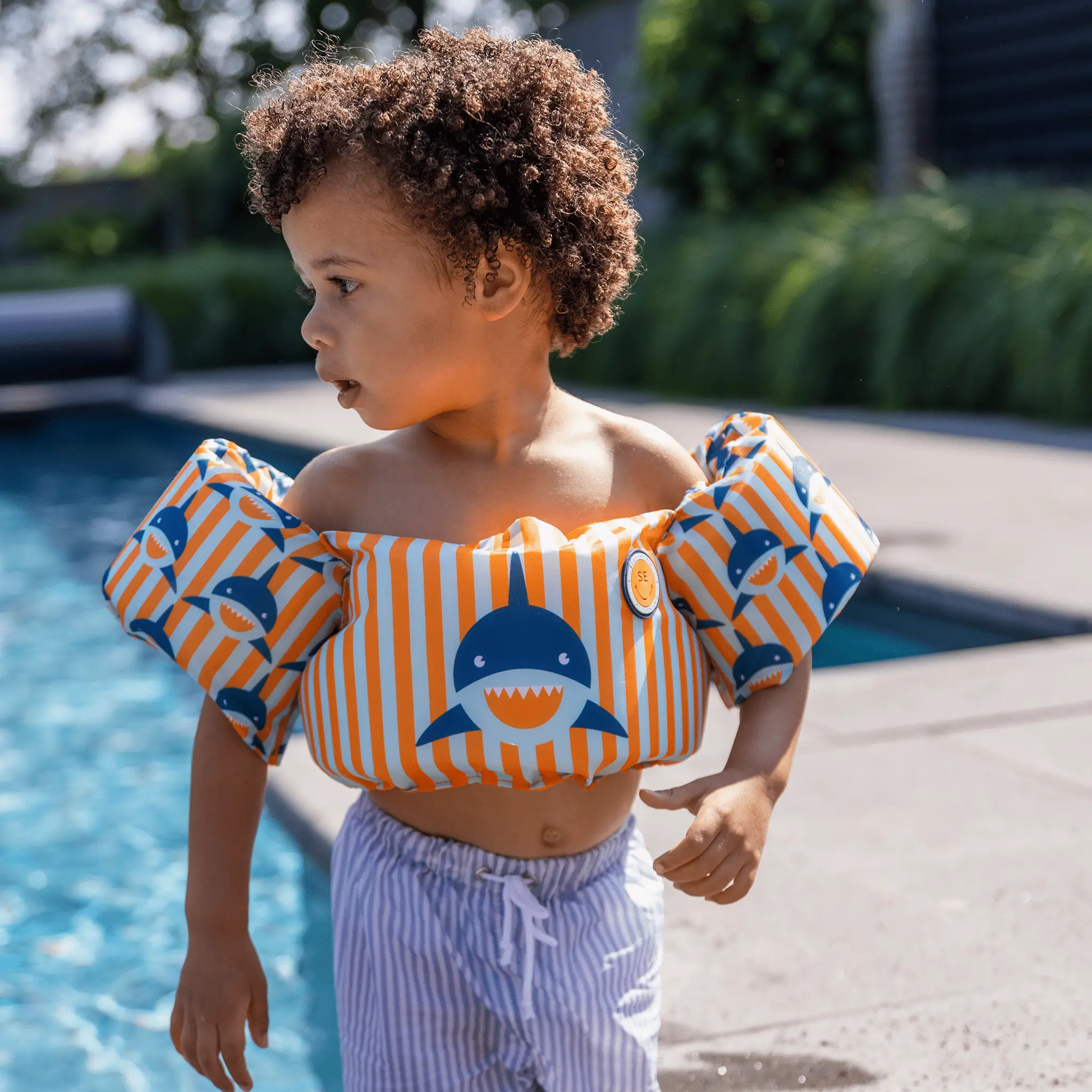 Brassards de natation requin - 2 à 6 ans, gilet - Swim Essentials by Swim Essentials