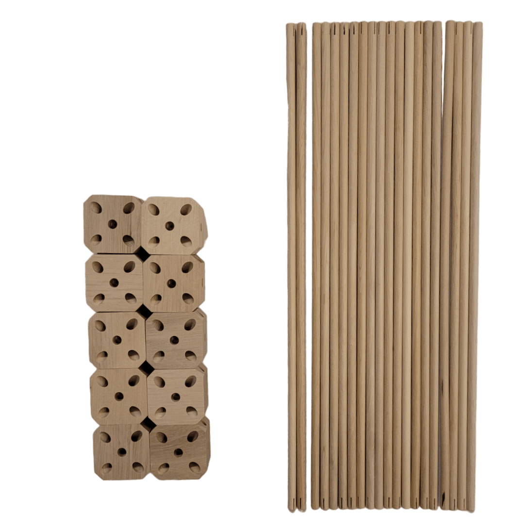 « Booster » 1001 Cabanes – 10 Connecteurs et 20 Tiges - myplayground