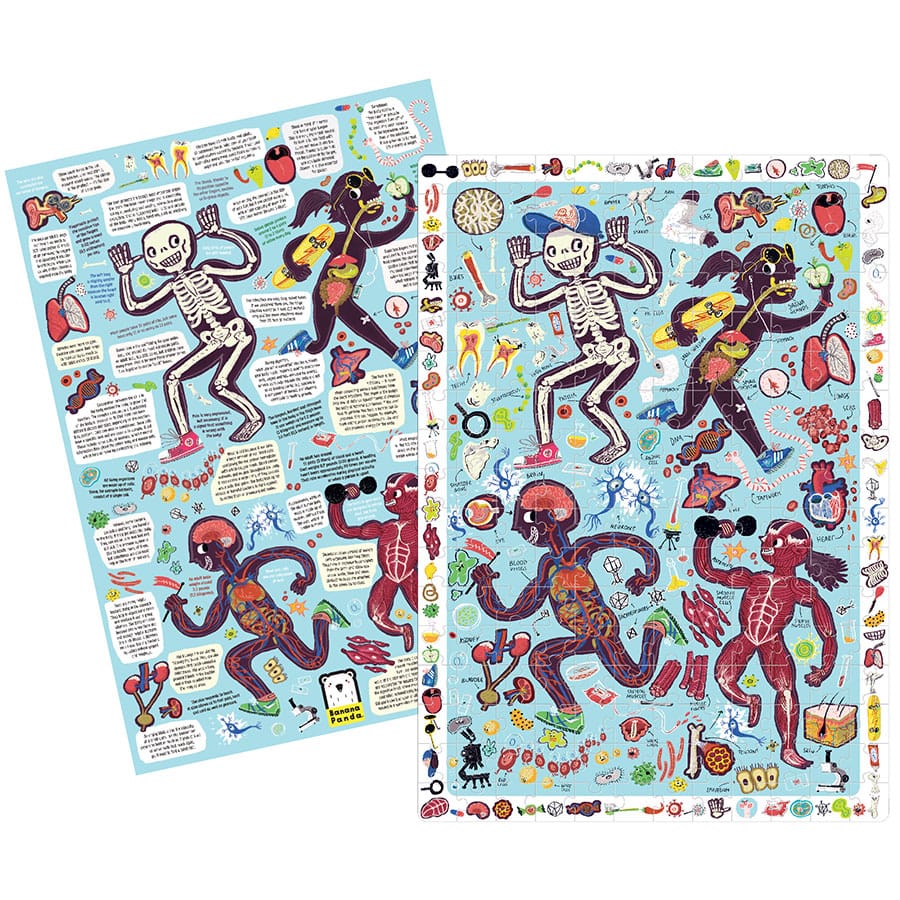 Puzzle d'Observation - Mon Corps - Banana Panda - myplayground