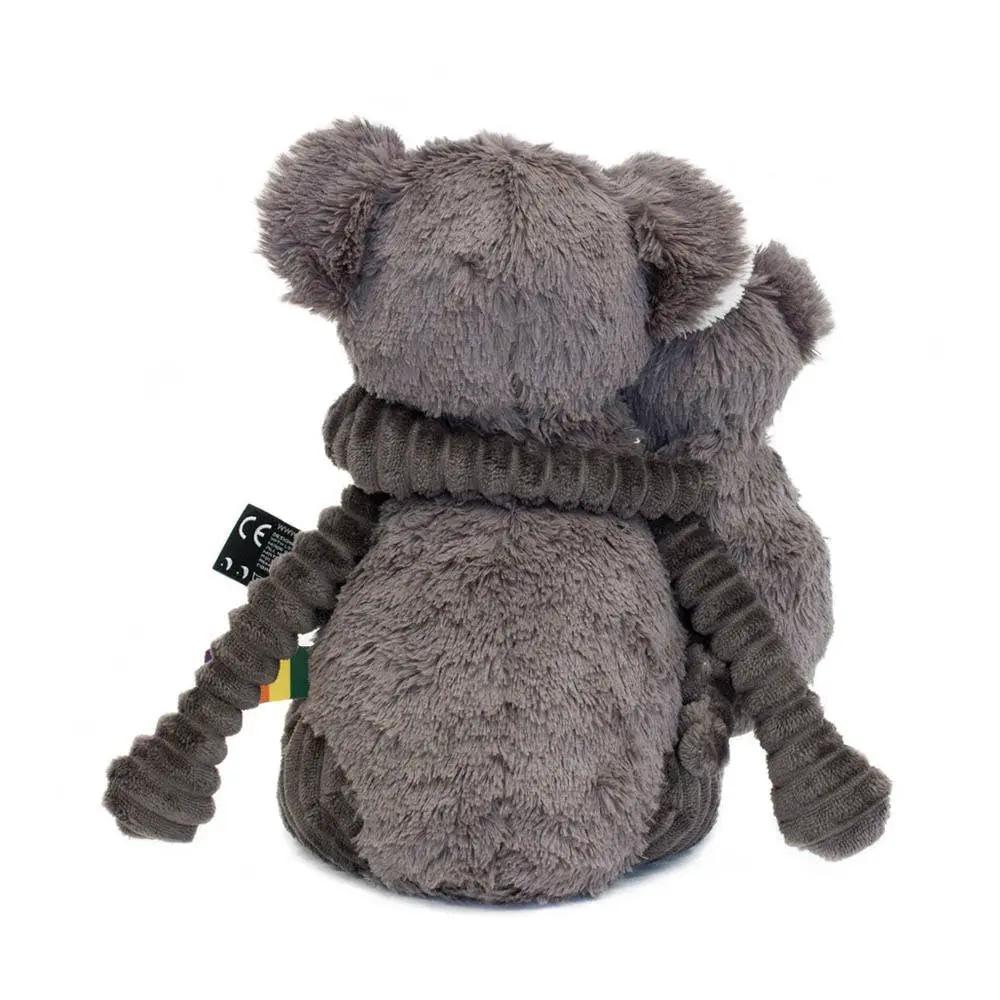 Peluche Les Ptipotos - Trankilou Le Koala Mum & Baby Grey - Les Déglingos, France by Les Déglingos, France