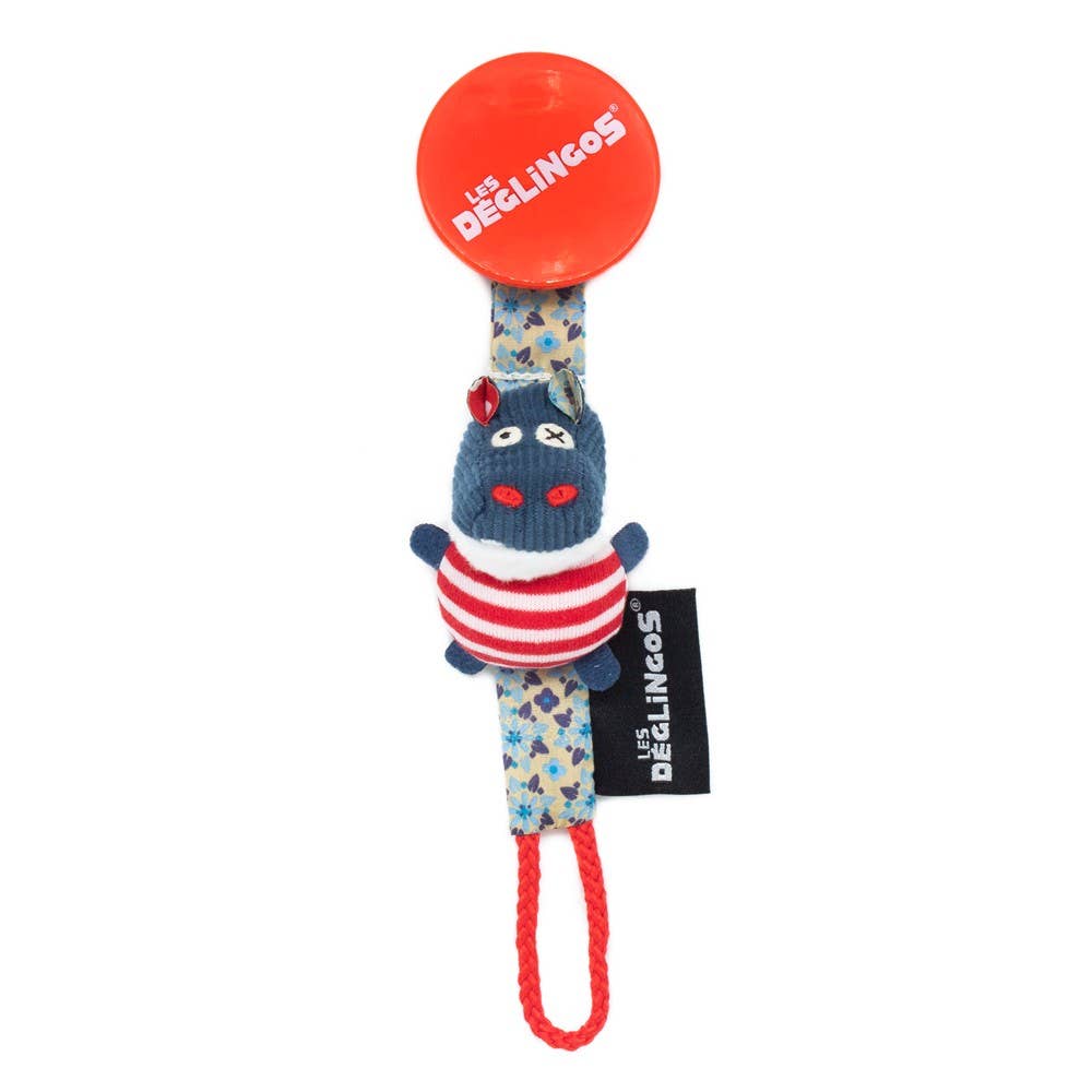 Attache - Sucette Hippipos l'Hippopotame - Accessoire Bébé - Les Déglingos, France - myplayground