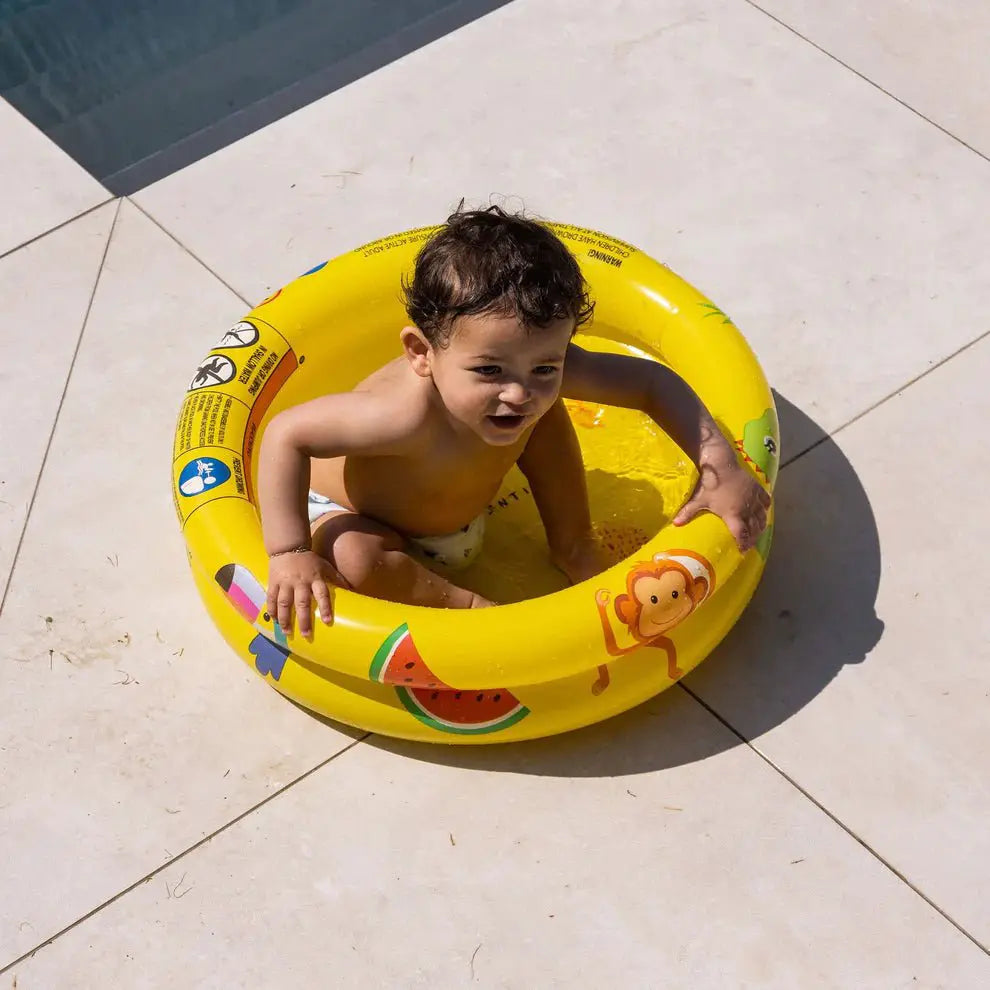 Piscine à imprimé safari - jaune, 60 cm - Swim Essentials by Swim Essentials