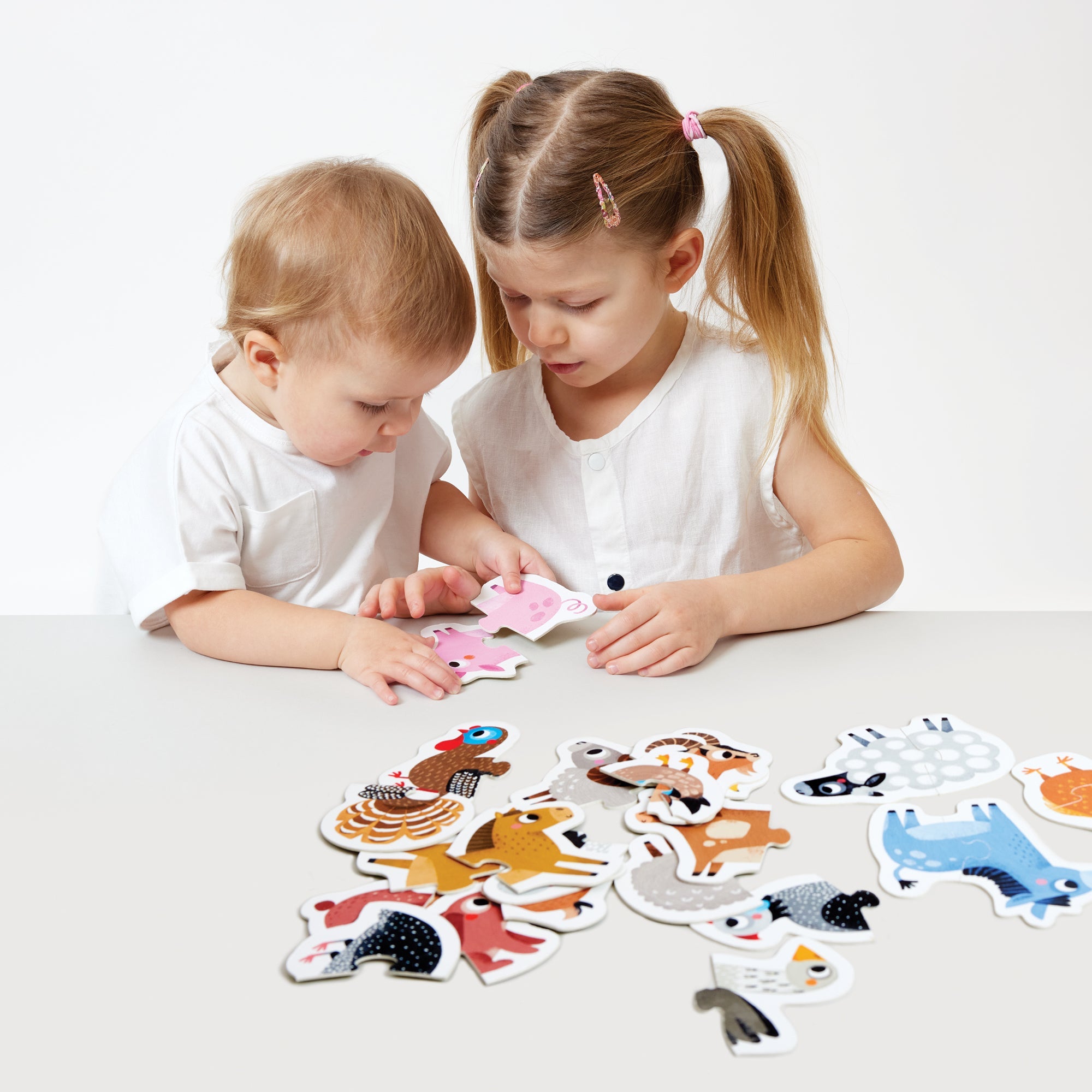 Puzzle Progressif Animaux de la Ferme - Banana Panda - myplayground