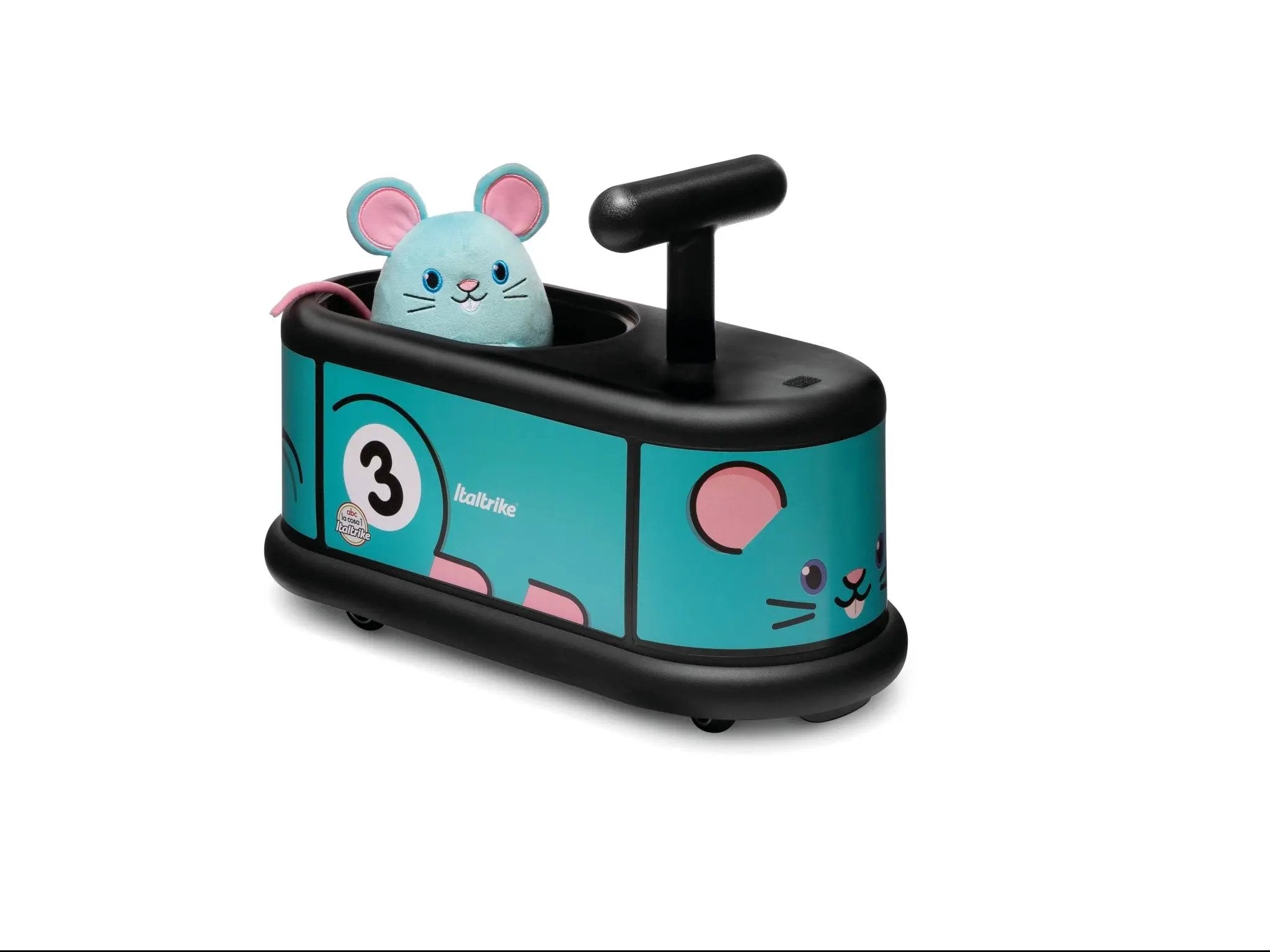 La Cosa 1 Animaux Porteur Souris Italtrike Jeu De Motricité Extérieur Roues Multidirectionnelles Pour Enfants 1 À 6 Ans by Italtrike