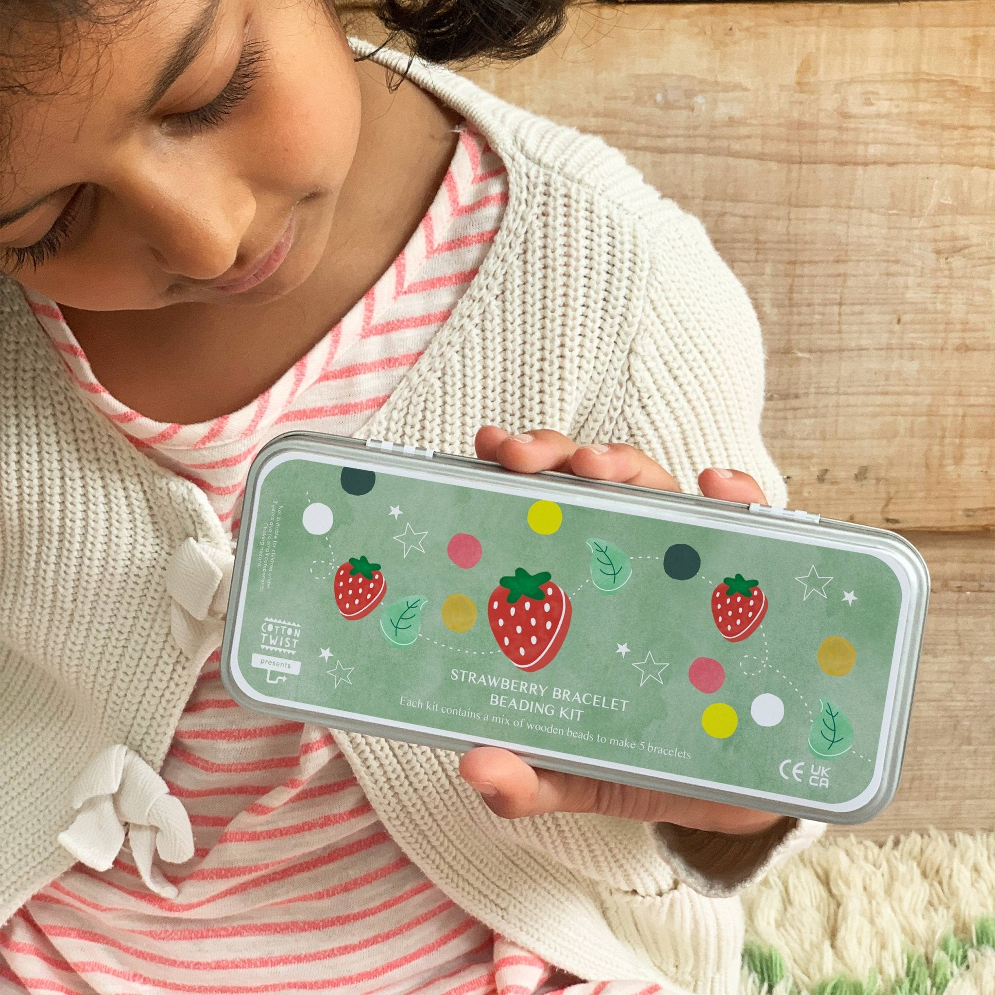 Kit de perles avec bracelet en forme de fraise - myplayground