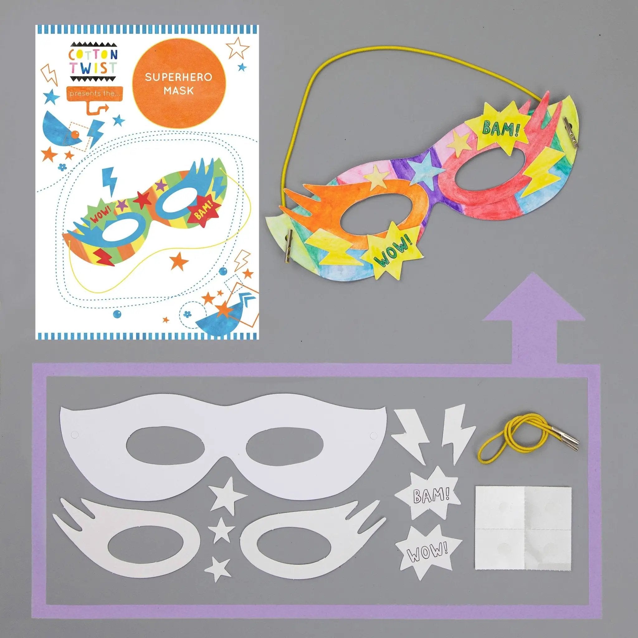 Faites votre propre masque de super-héros by Cotton Twist