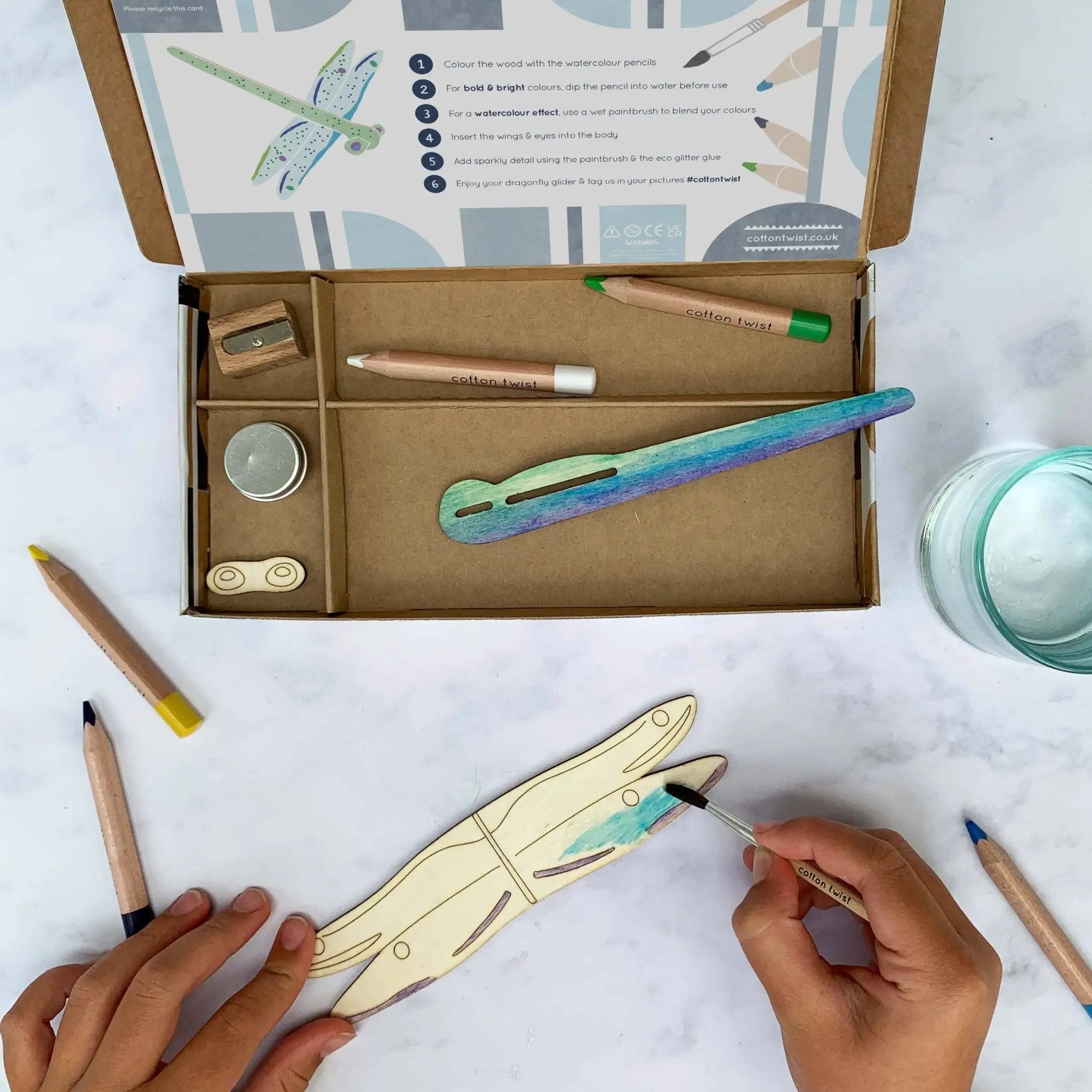 Faites votre propre kit d'activité Libellule Planeur by Cotton Twist