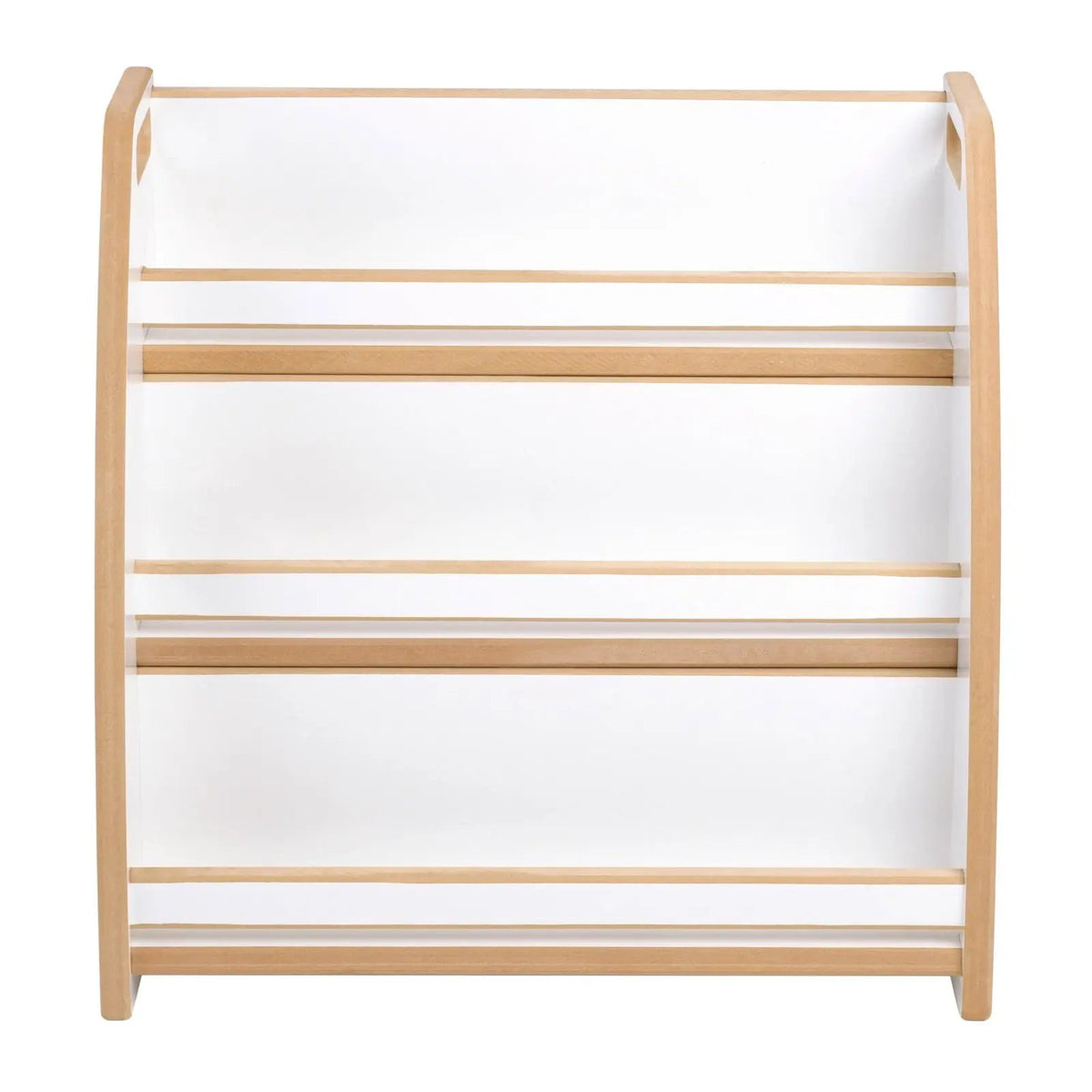 Bibliothèque enfant avec étagère pour salle de jeux et chambre d'enfant - Bois blanc, rangement - Plush nest by Misioo