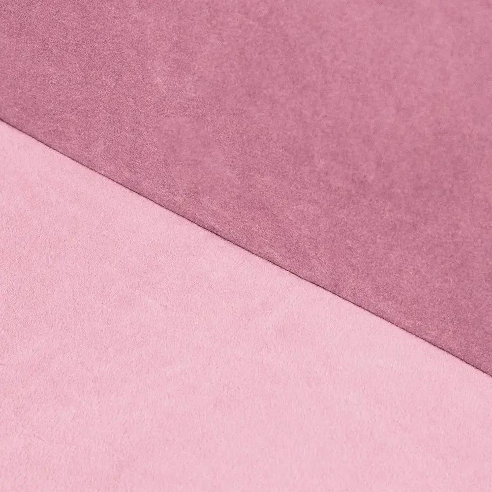 Tapis Fleur - 160x160x5 cm, velours rose, tapis de jeu - Plush Nest by Misioo