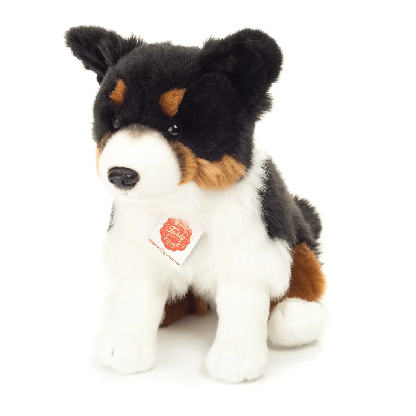 Border Collie tricolore assis 30 cm - peluche - peluche - Teddy Hermann by Teddy Hermann