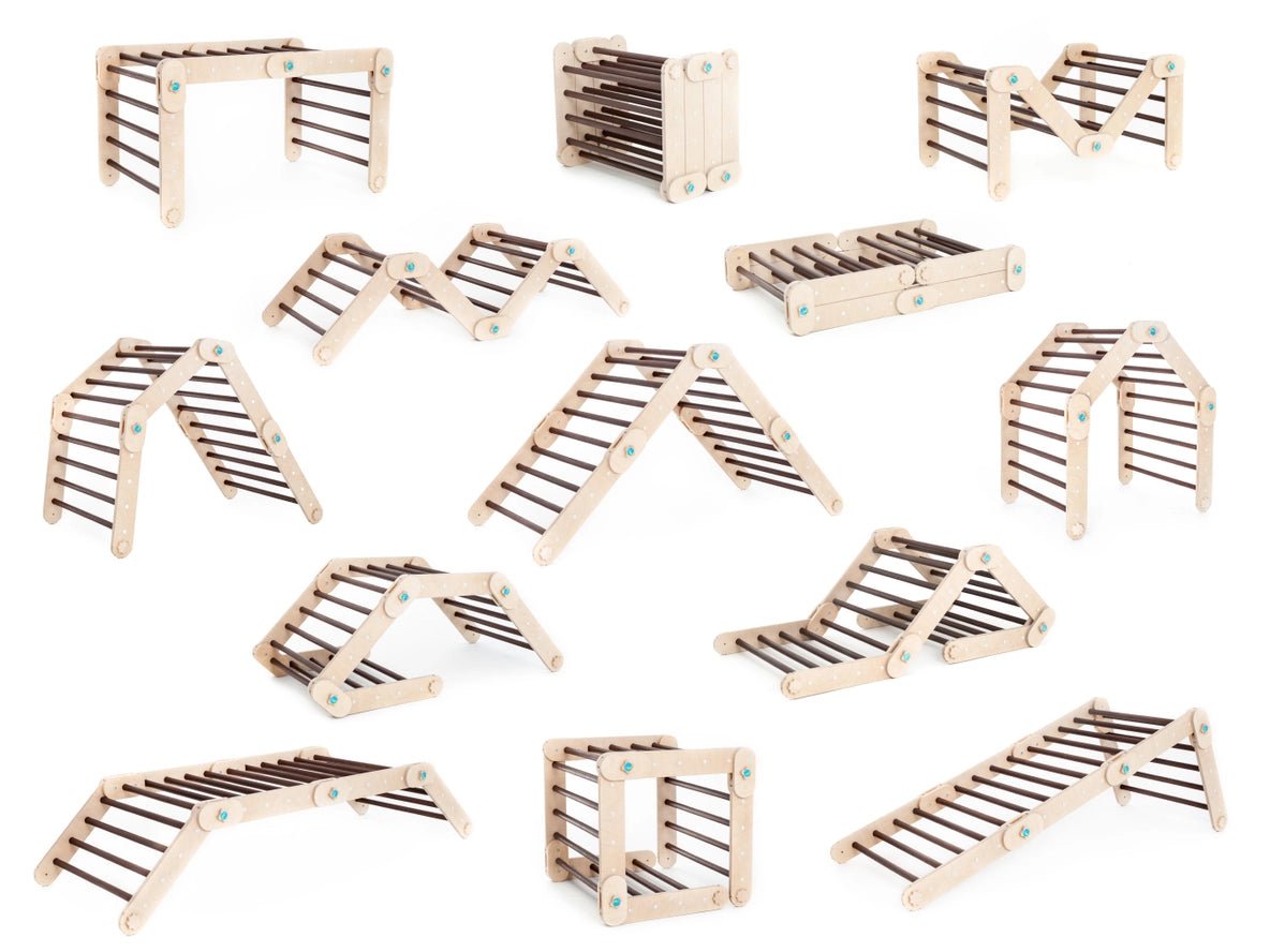 Dark Climber, Triangle Modifiable Montessori - Jeu de Motricité Enfant - Happymoon - myplayground