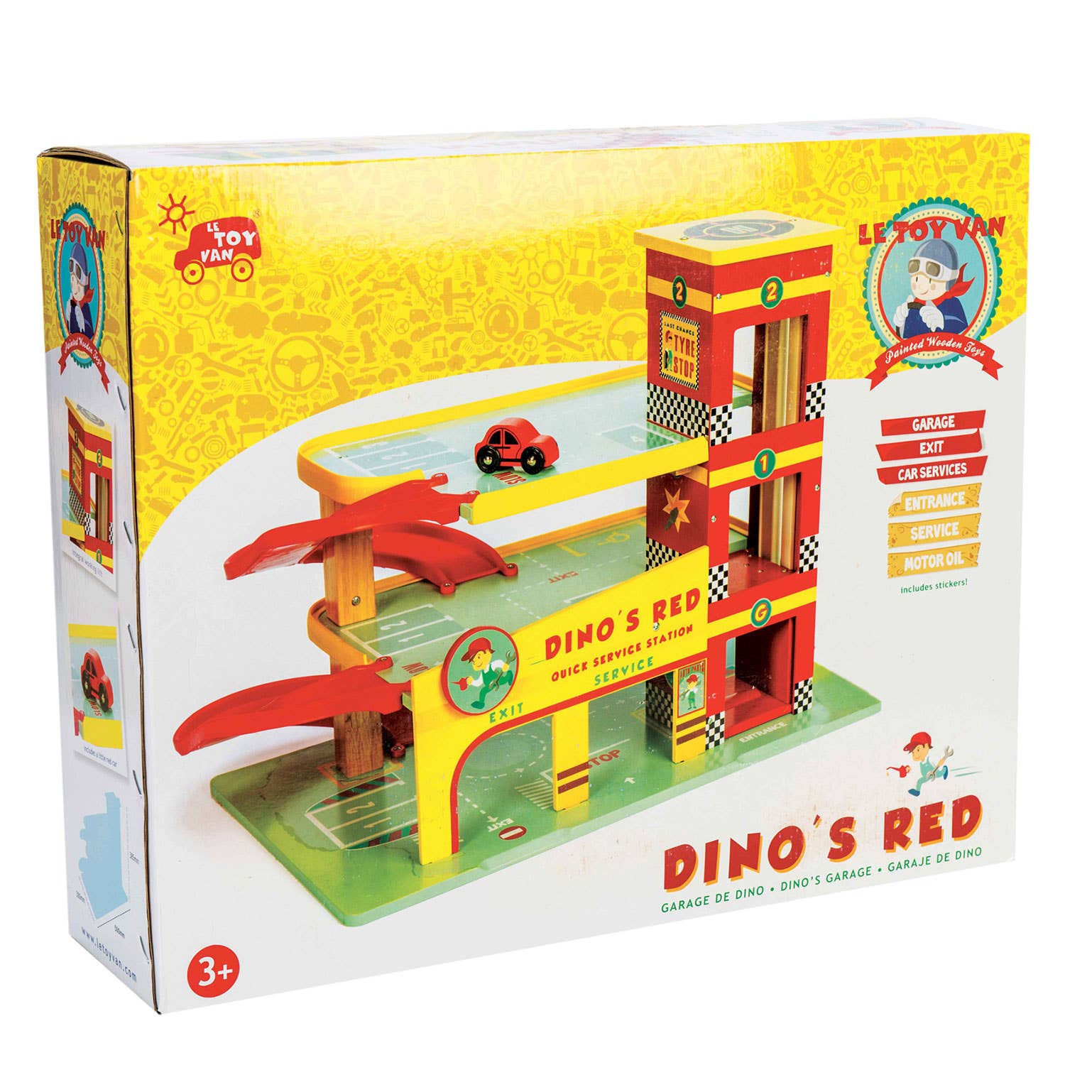 Garage Dino's - Jeu éducatif enfant - myplayground