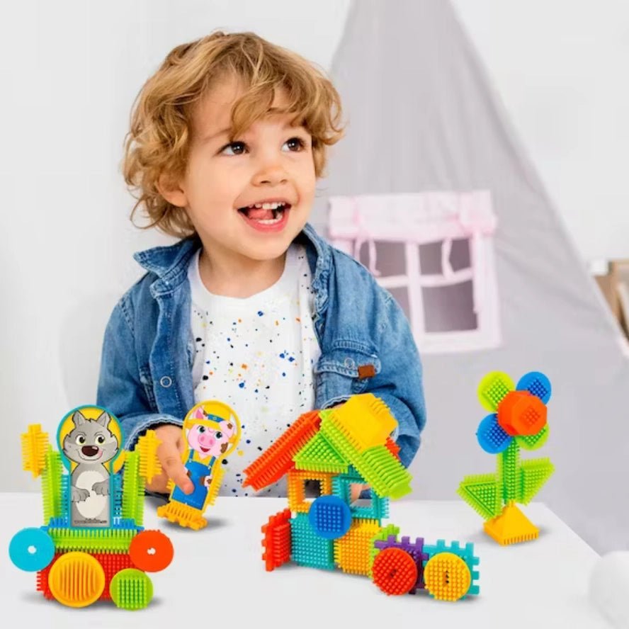 Coffret 50 Bloko - 3 Petits Cochons & le Loup - Bloko - myplayground