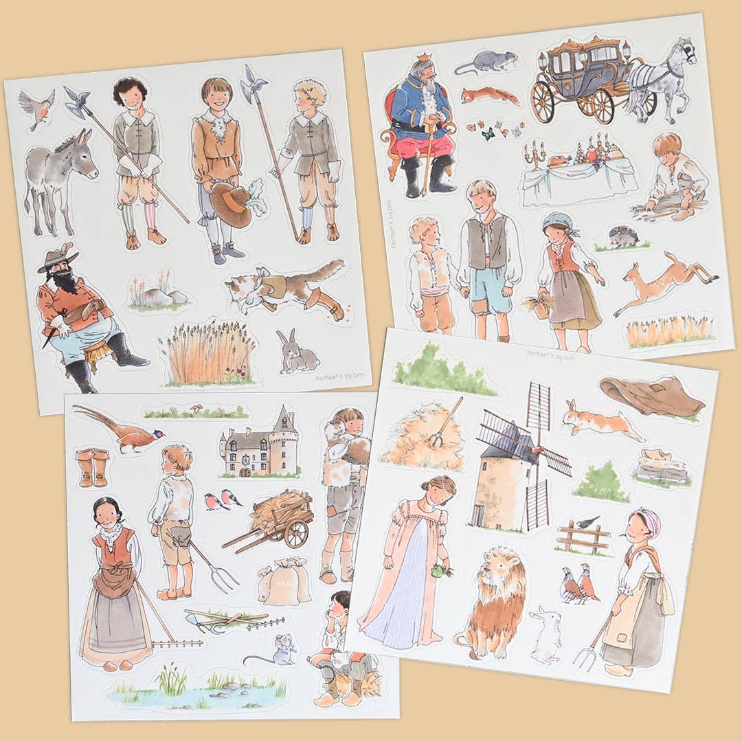 Jeu de magnets - l'histoire du chat botté - myplayground