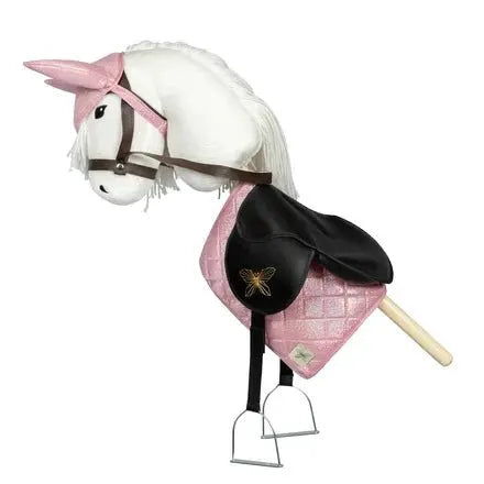 Couvre-selle et chapeau rose pour cheval de loisir by ByASTRUP