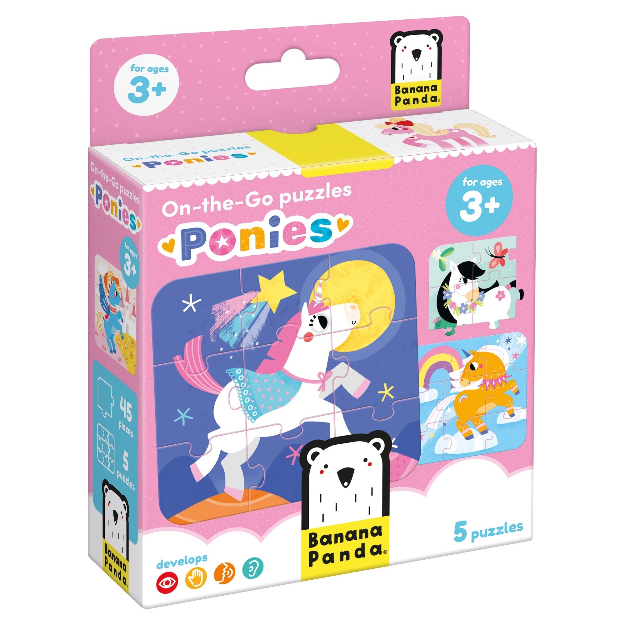 Puzzle de Voyage Ponies - Banana Panda - myplayground