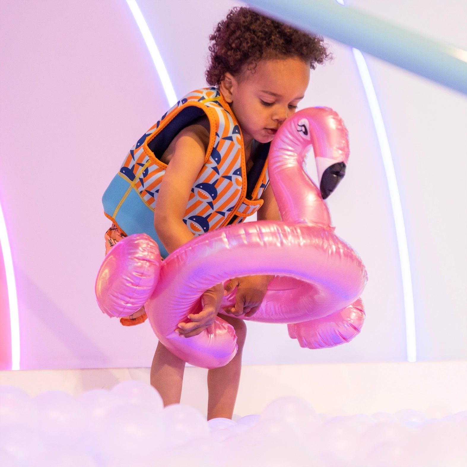 Bouée Flamant Rose - 95 cm - Swim Essentials - myplayground