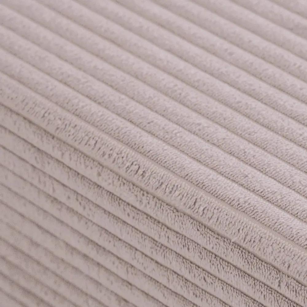 Matelas Foldie large avec appui-tête - Velours côtelé rose clair premium - Plush Nest by Misioo