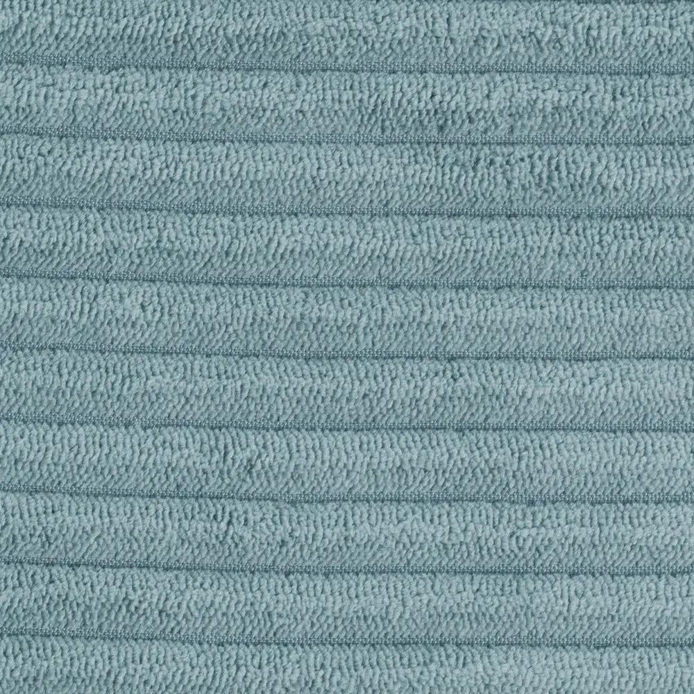 Tapis fleur - 15x115x5 cm, velours côtelé bleu moelleux, tapis de jeu - Plush Nest by Misioo