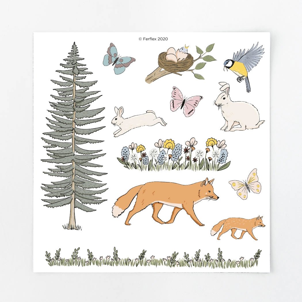 Jeu de magnets - dans la forêt - myplayground