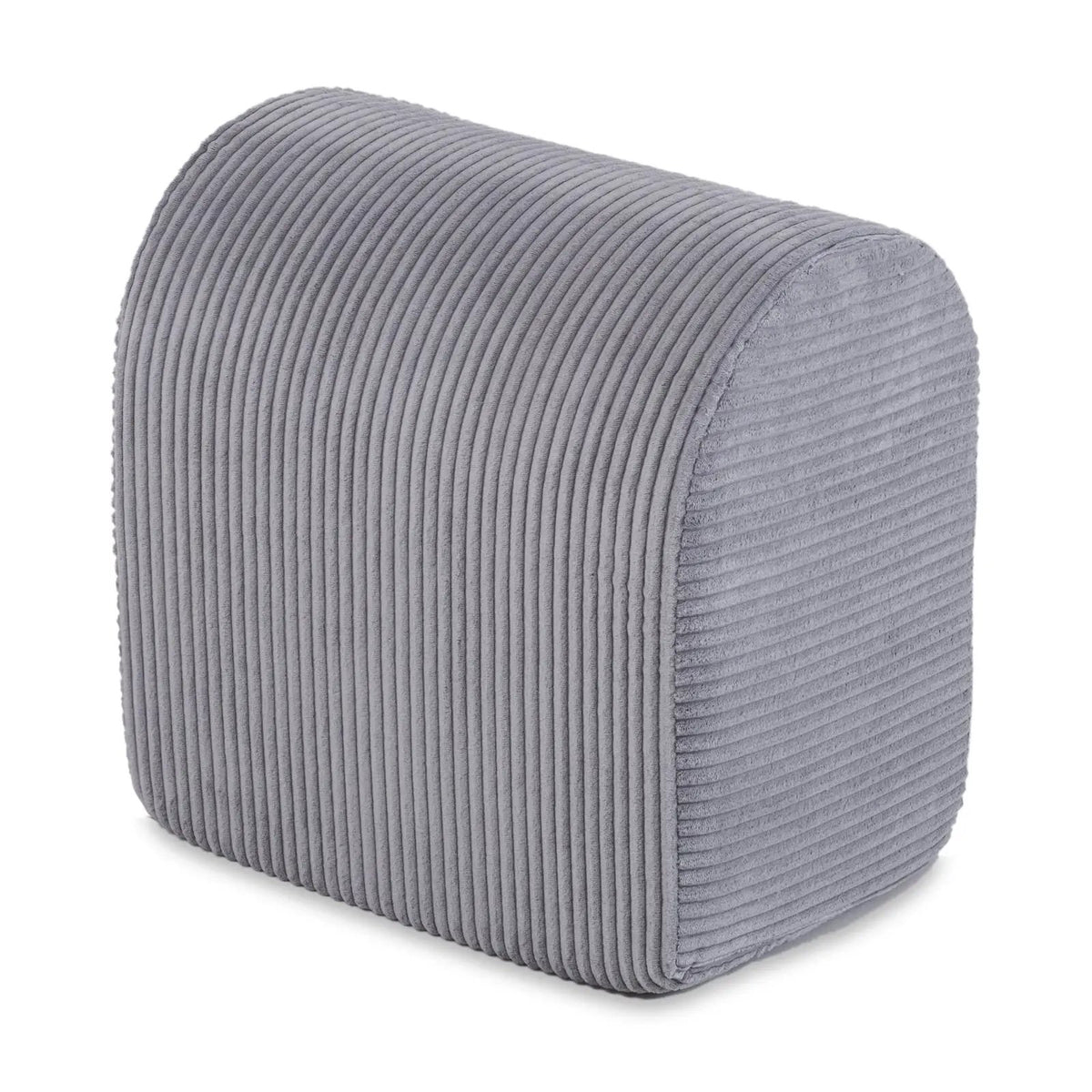 Mini terrain de jeu – Velours côtelé gris premium, bassin et 100 balles – Plush Nest by Misioo