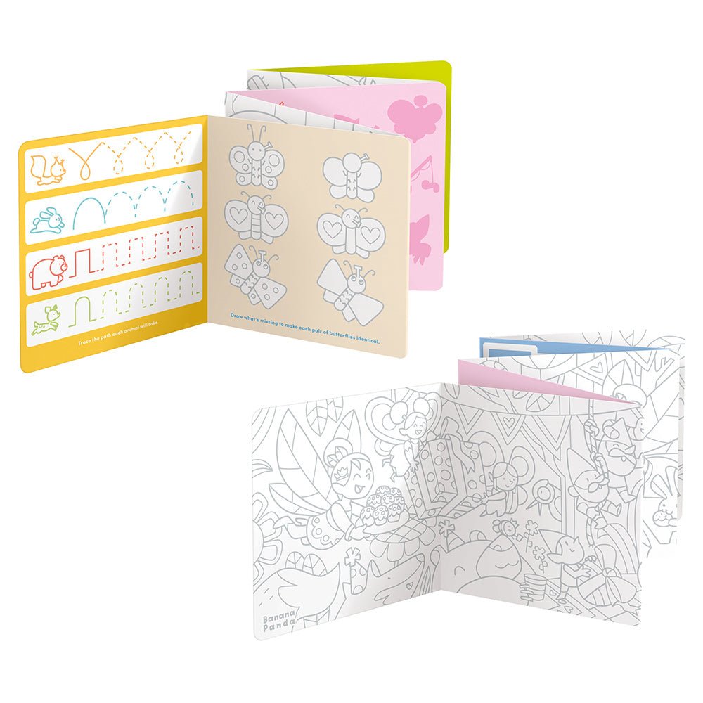 Livres de Coloriage Looong - J'adore Colorier les Fées - Banana Panda - myplayground