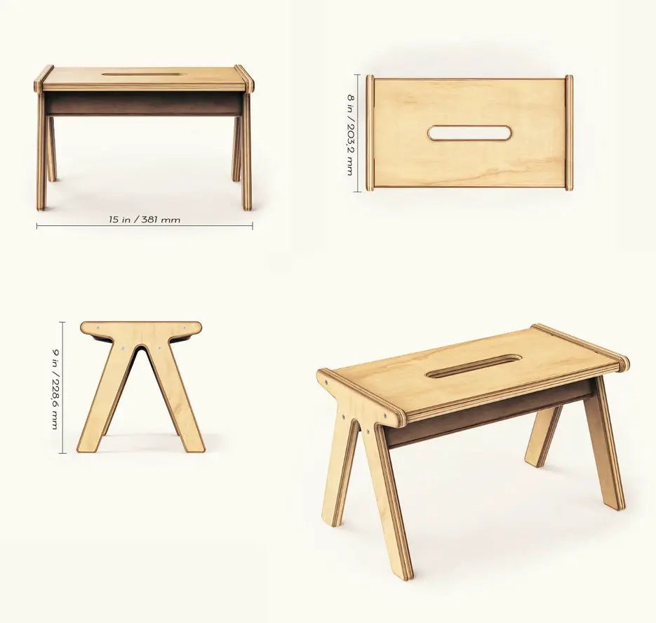 One Step | Marchepieds en Bois pour Enfants - All Circles by All circles