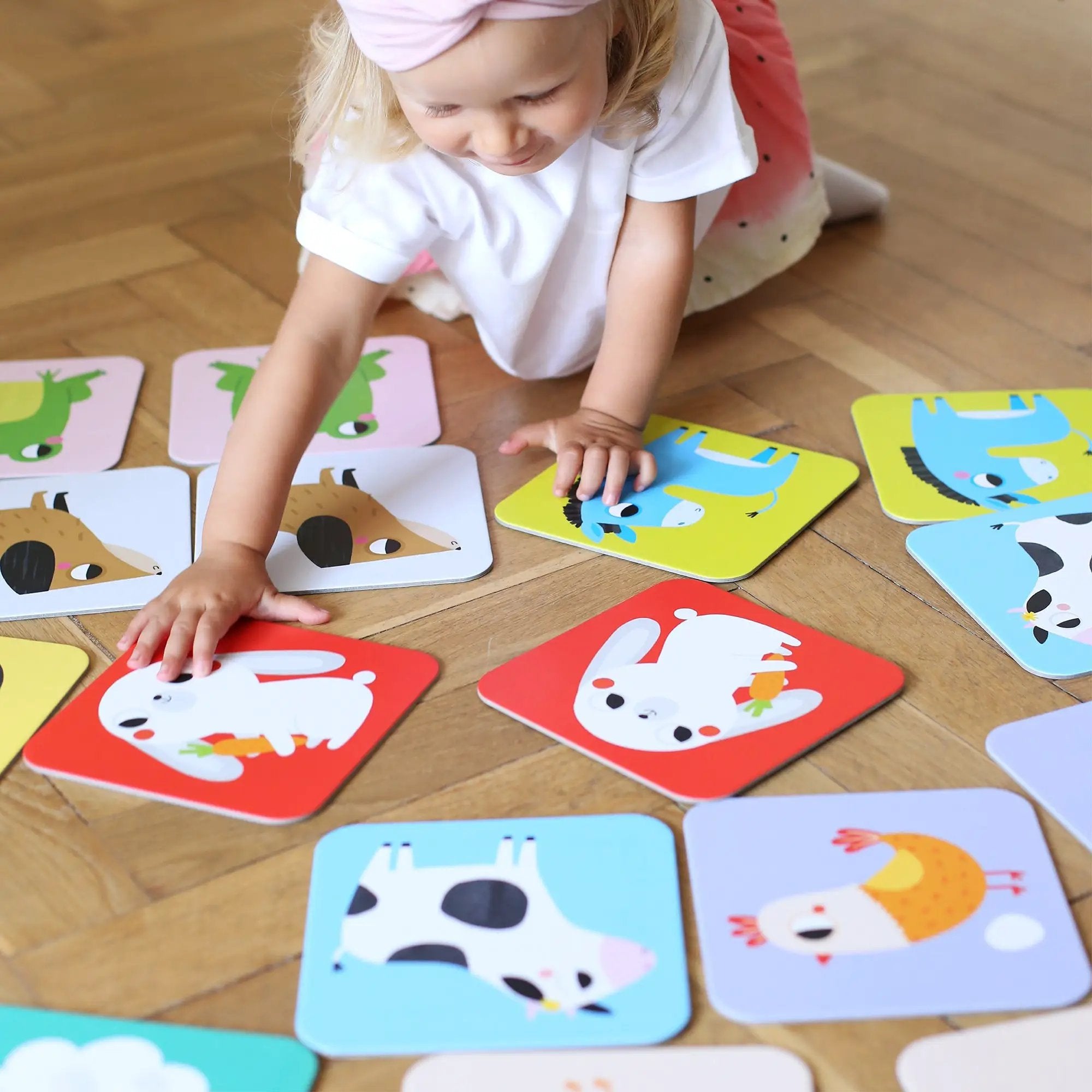 Super Grand Jeu de Mémoire - Animaux de la Ferme - Banana Panda by Banana Panda
