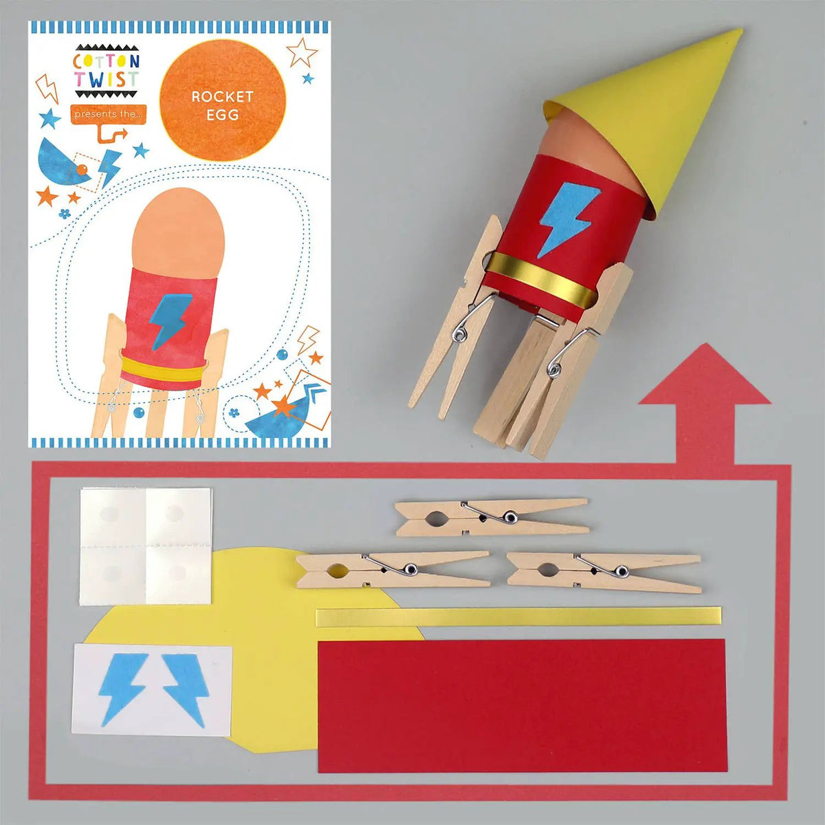 Faites votre propre oeuf de fusée by Cotton Twist