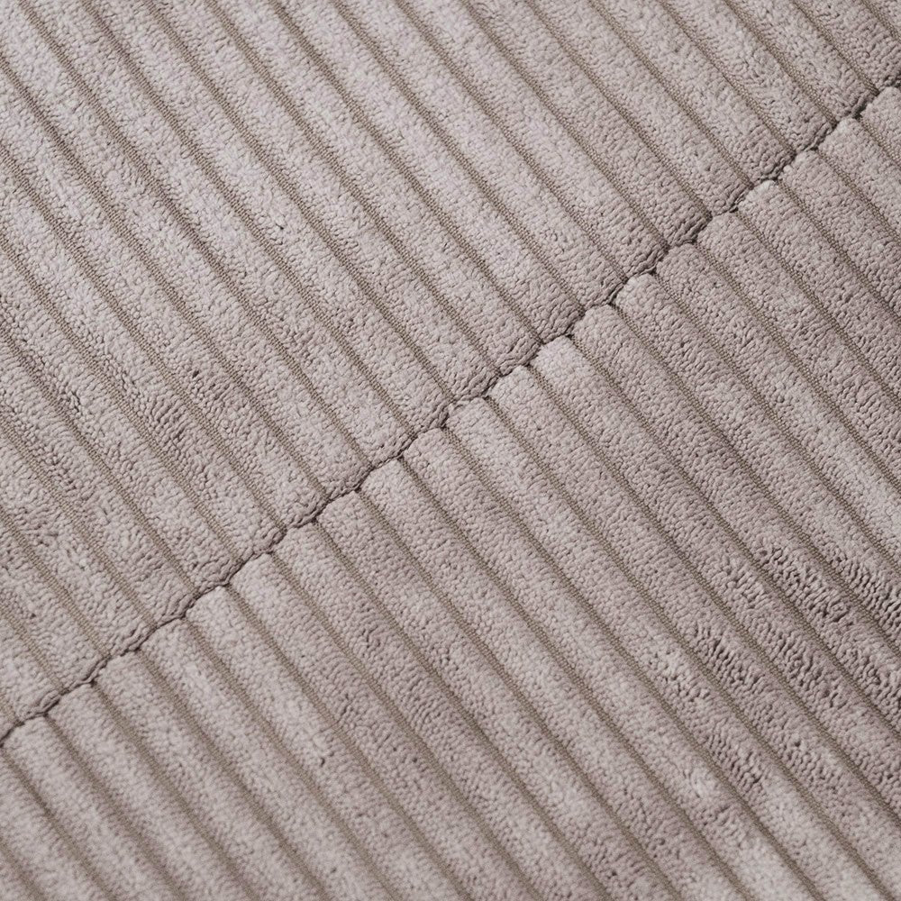 Piscine à balles - ronde 90x30 cm, velours côtelé beige (+ 200 boules perle, rose clair, or ) - Plush Nest - Misioo - myplayground