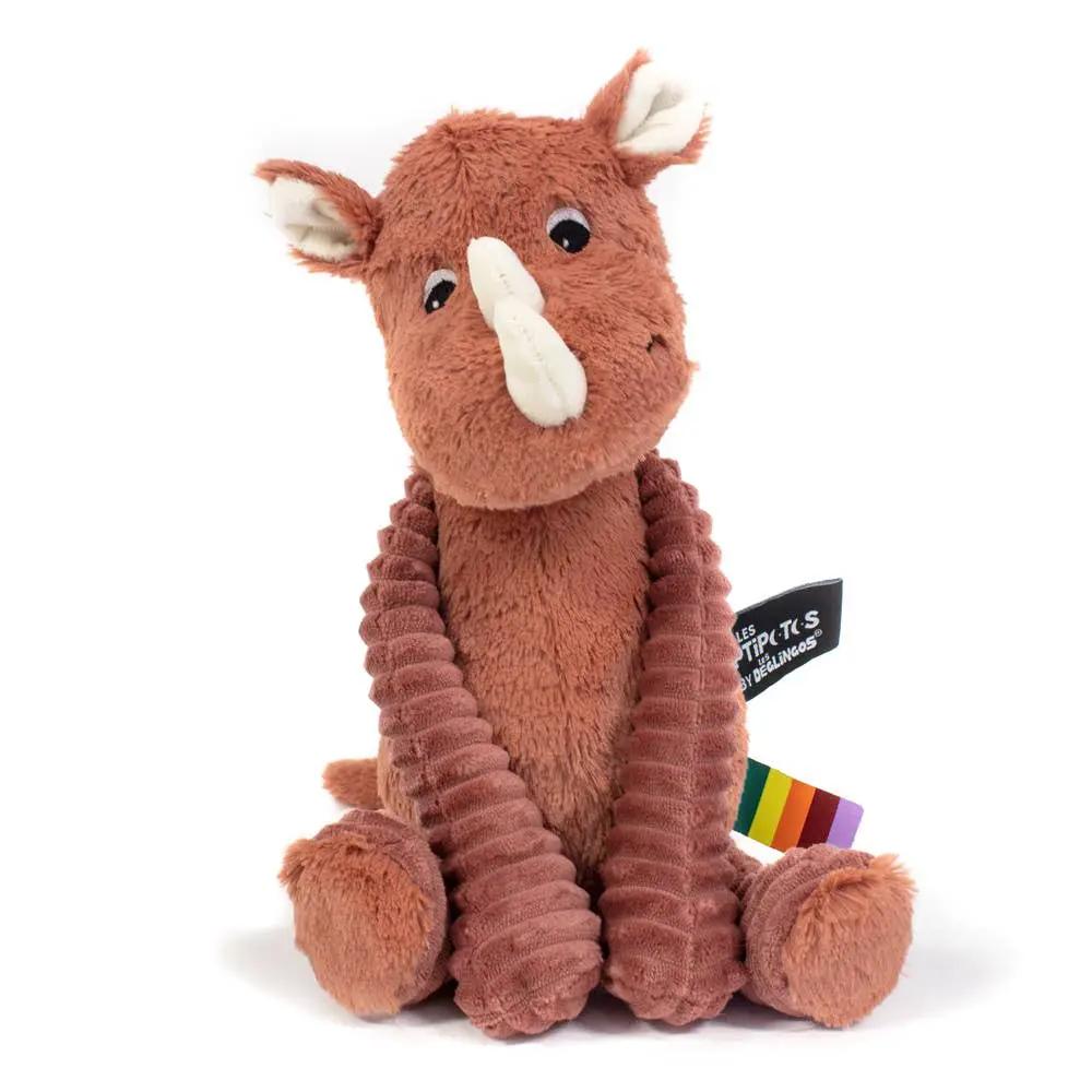 Peluche Les Ptipotos - Rhino Terracotta - Les Déglingos, France by Les Déglingos, France