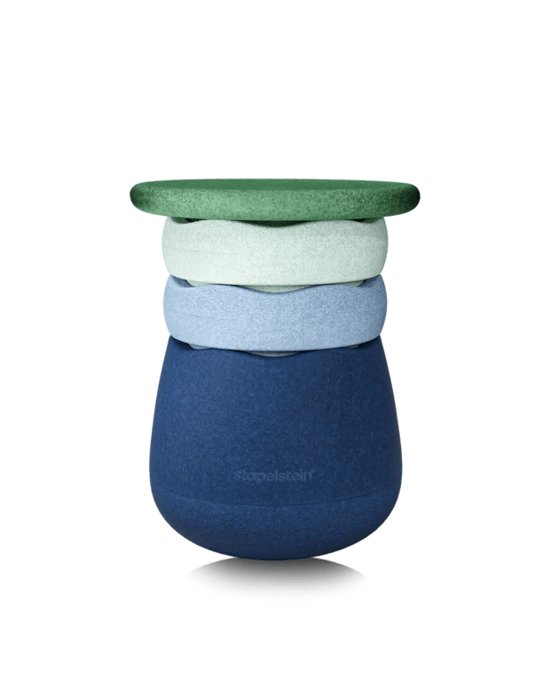 Stapelstein® Dynamic all – Tabouret modulaire pour le mouvement et la concentration à tout âge - myplayground