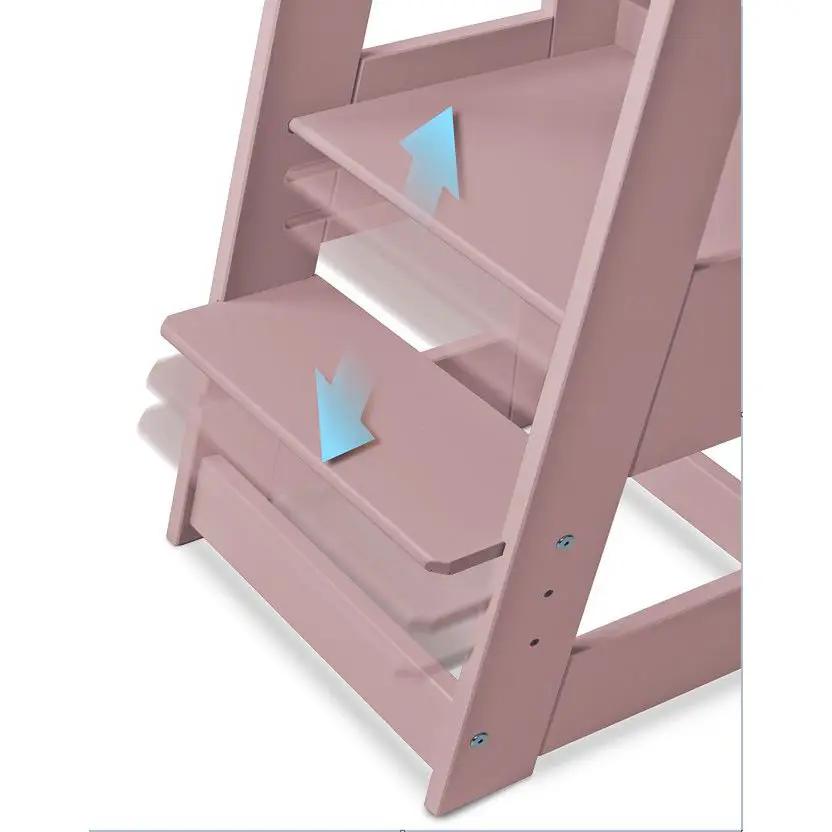 tiSsi® learning tower FELIX beech ORIENTAL ROSE by tiSsi ® Familie beginnt mit uns™
