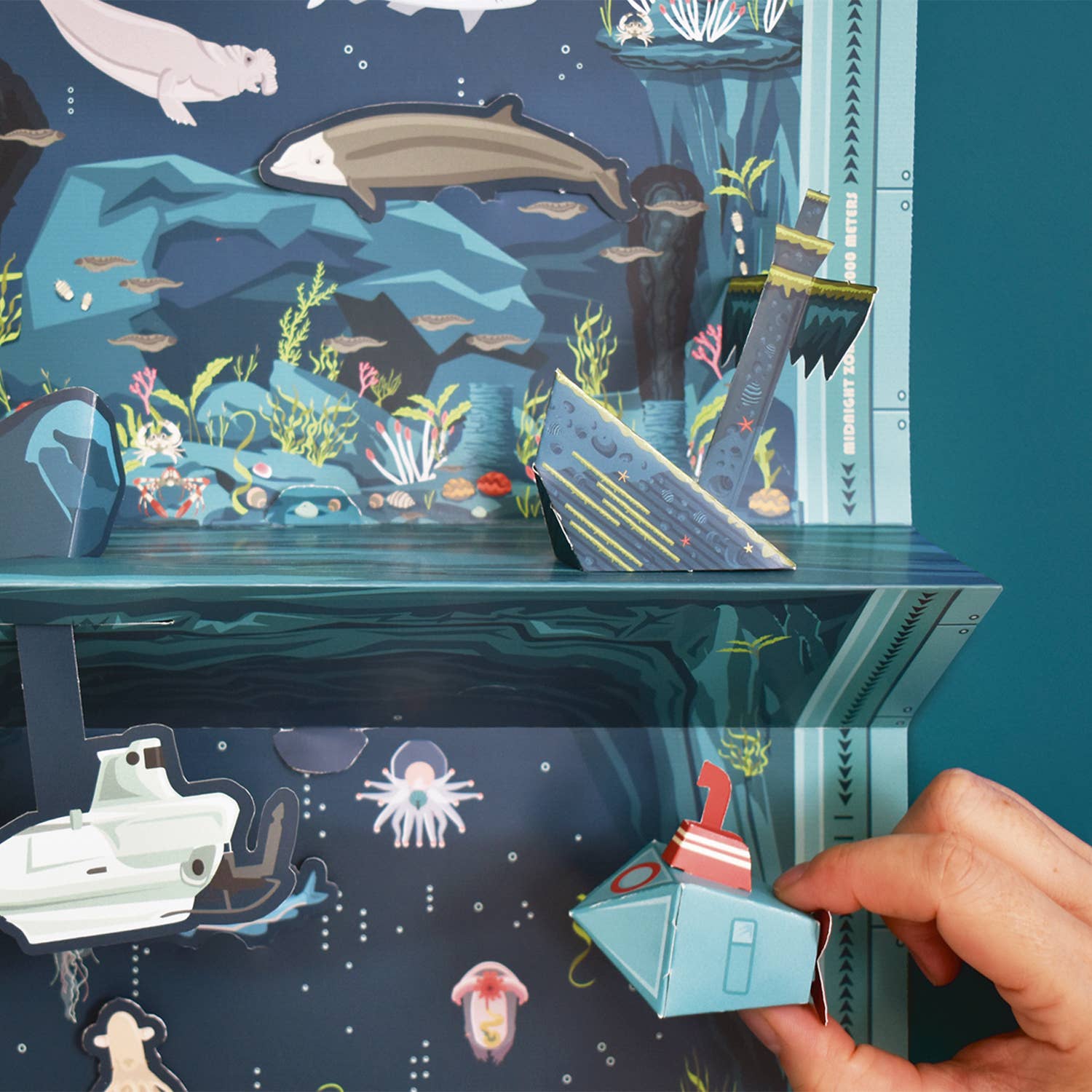 Créez votre propre paysage marin bleu profond - myplayground