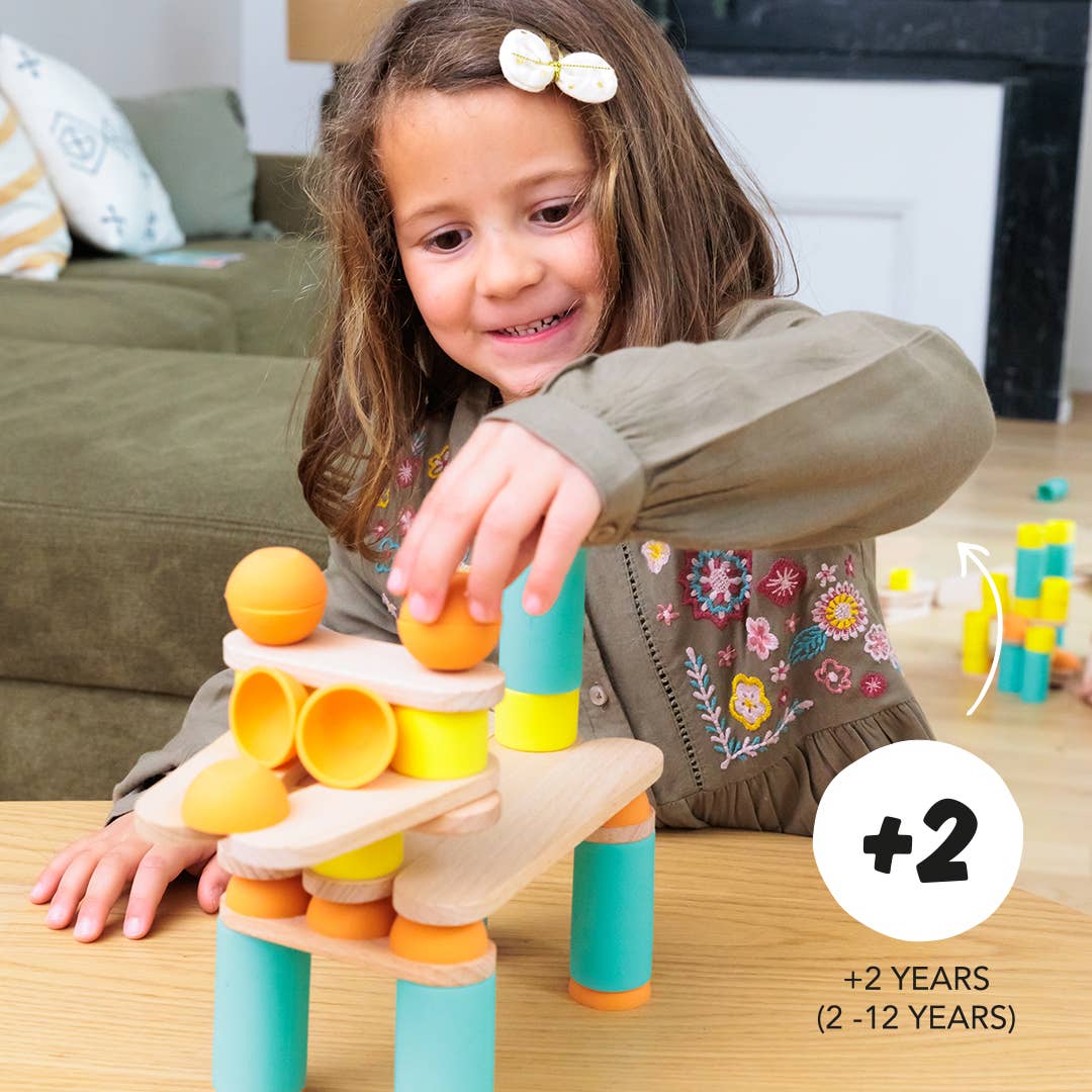 Stix 108 pcs - Jouet éducatif en bois de construction - myplayground