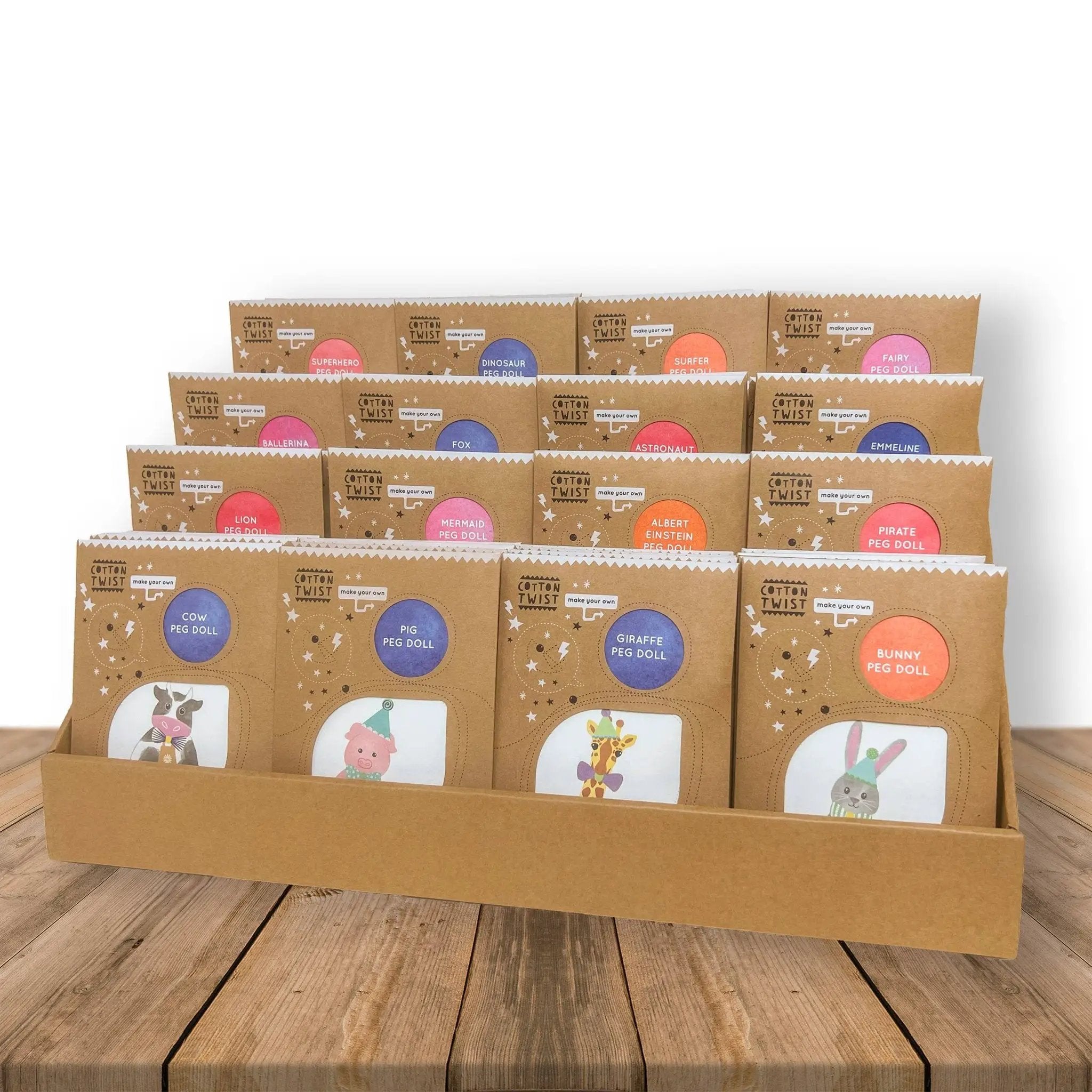 Faites votre propre lapin Peg Poupée Kit by Cotton Twist