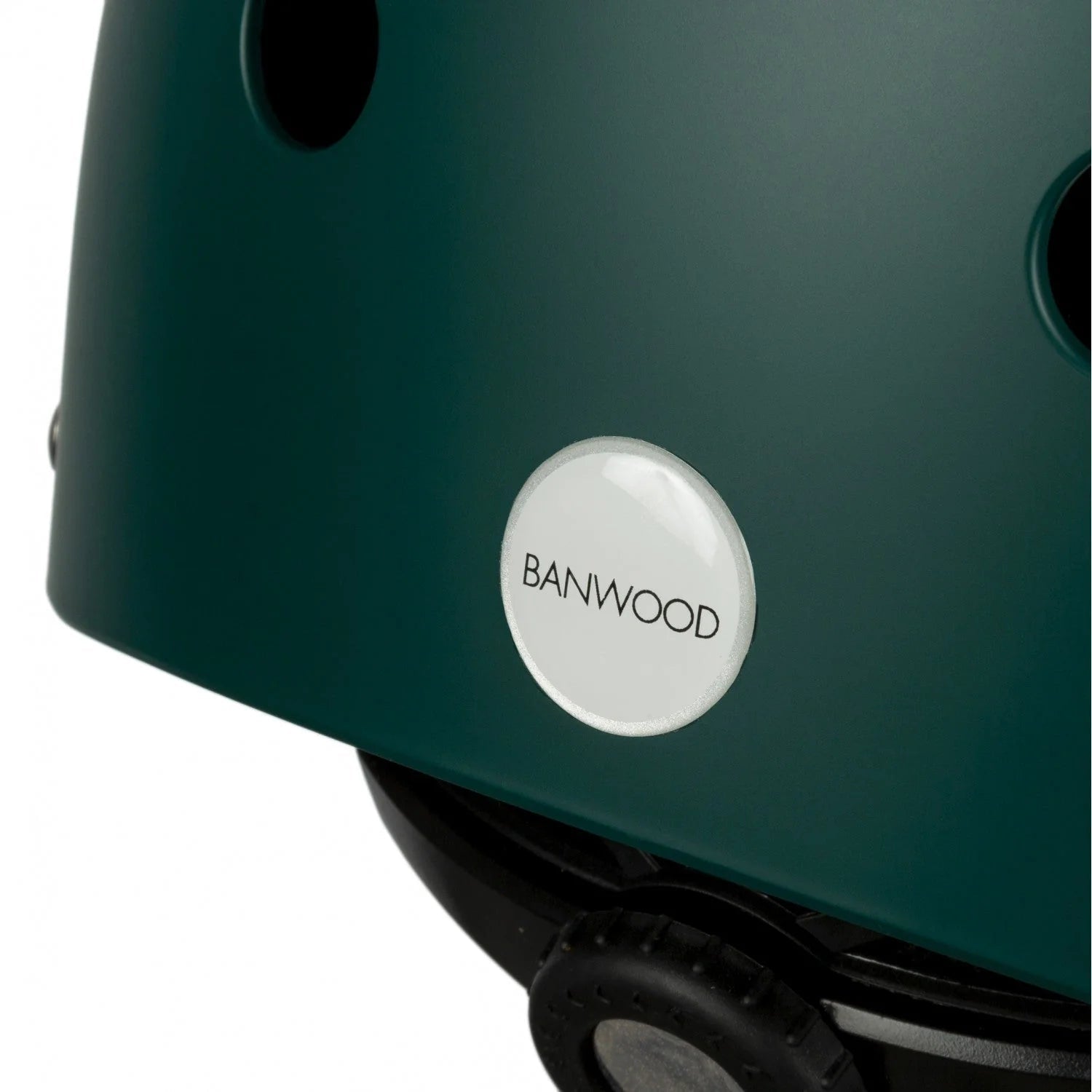 Casque vélo enfant classique vert mat – sécurité et confort, ajustable 3 à 6 ans – Banwood - myplayground