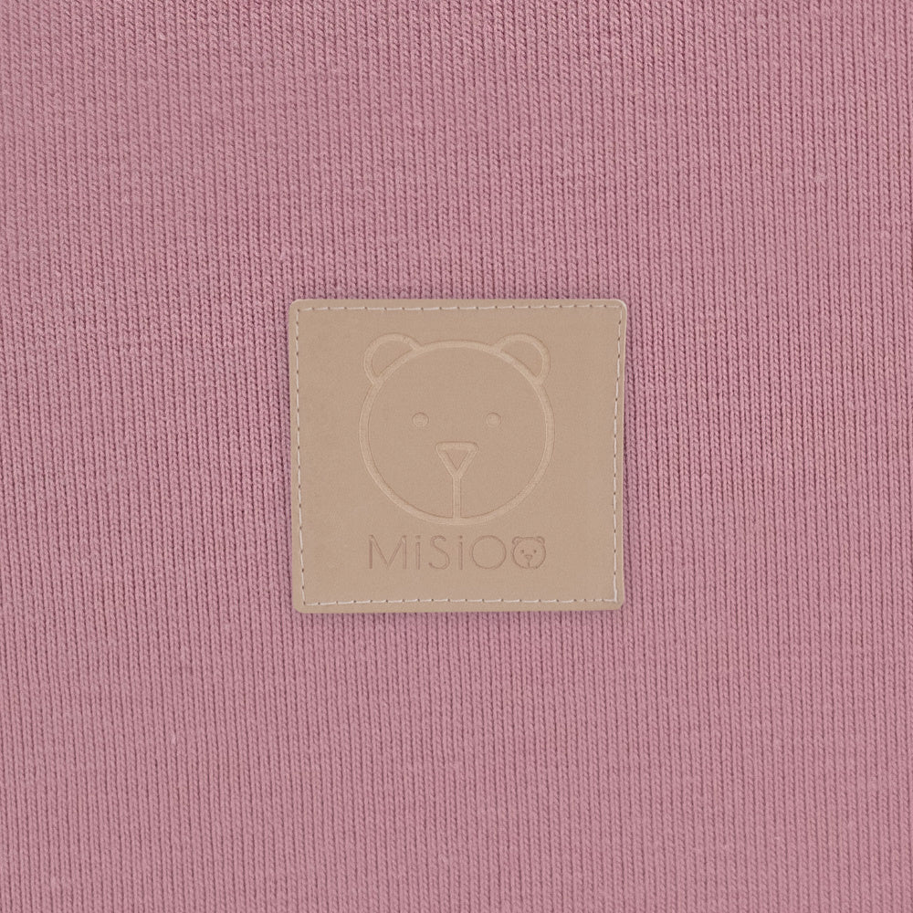 Piscine à balles - ronde 90x30 cm, coton rose - Plush Nest - Misioo - myplayground