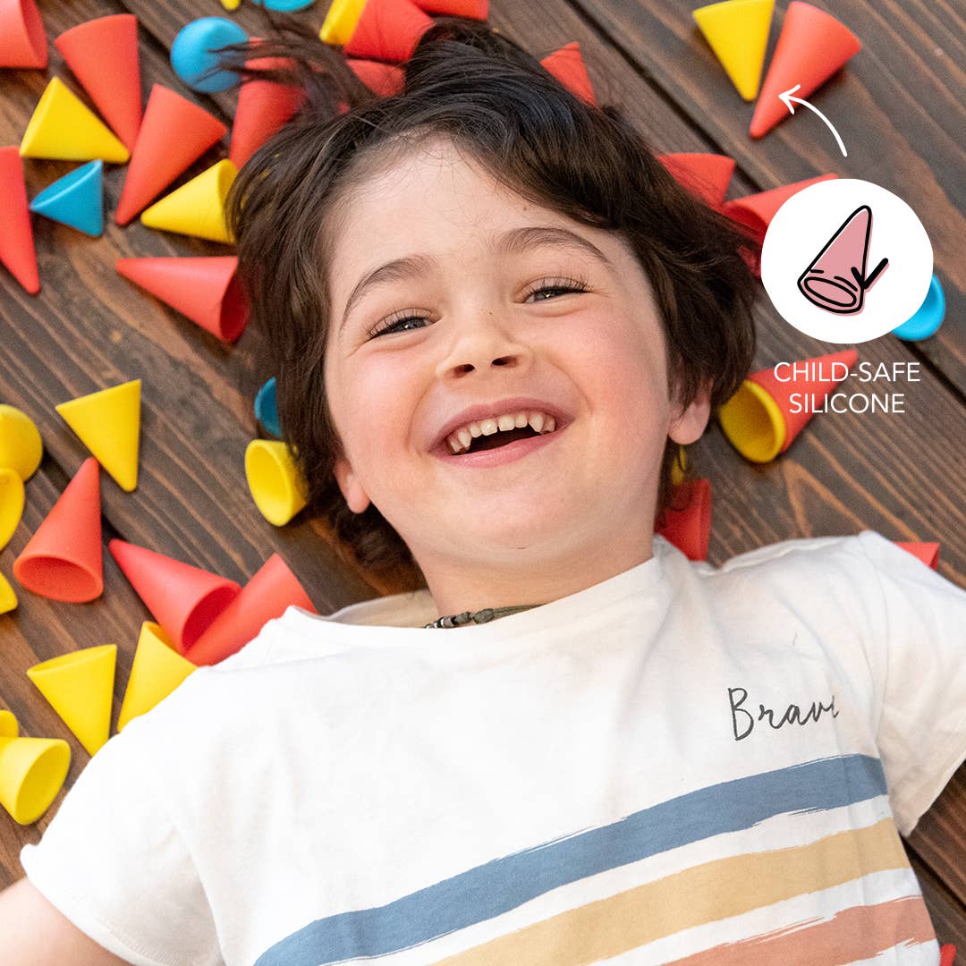 Piks Kit Cônes - Jeu de construction éducatif en bois - myplayground